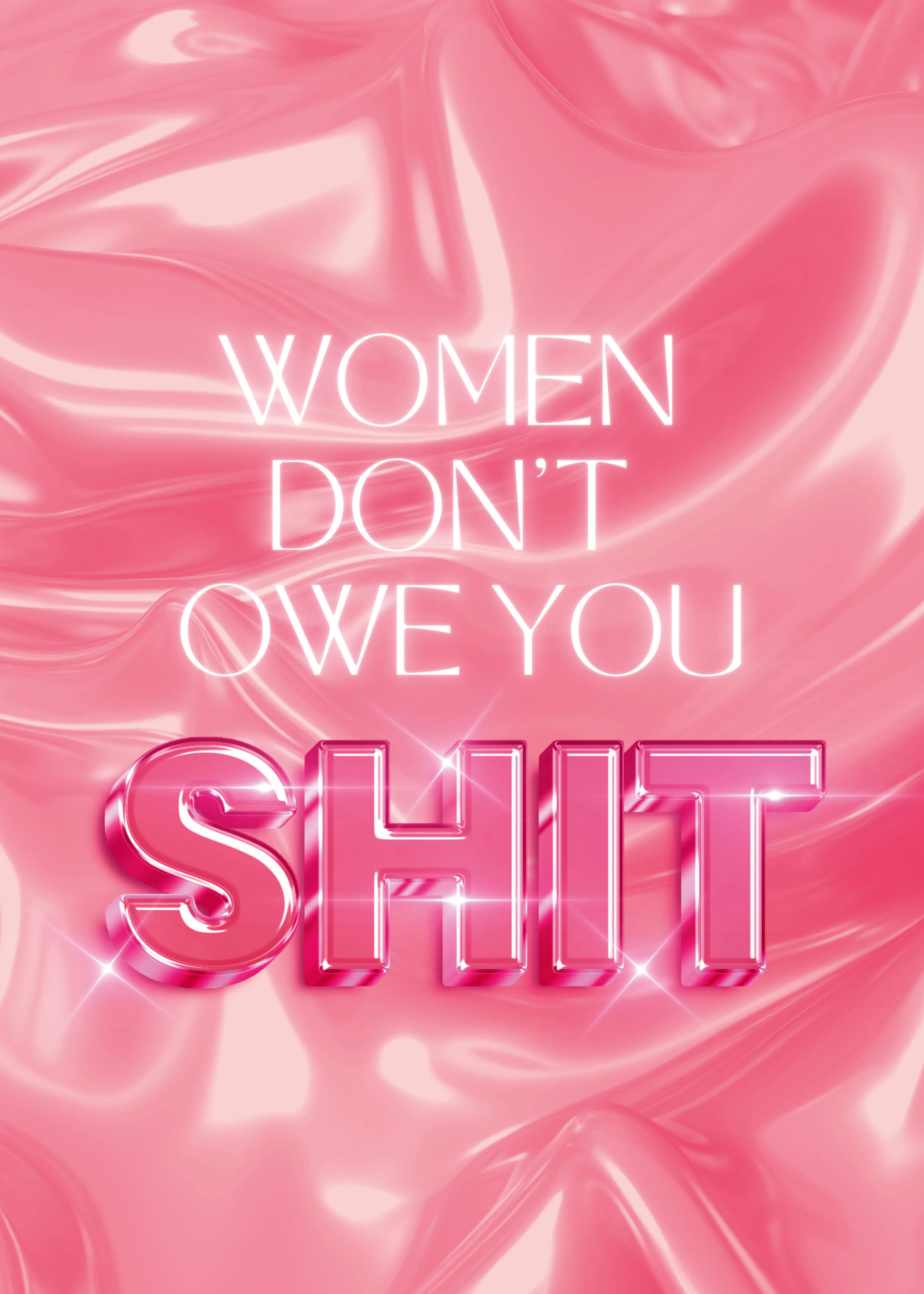 Rose Bold Statement Poster 0