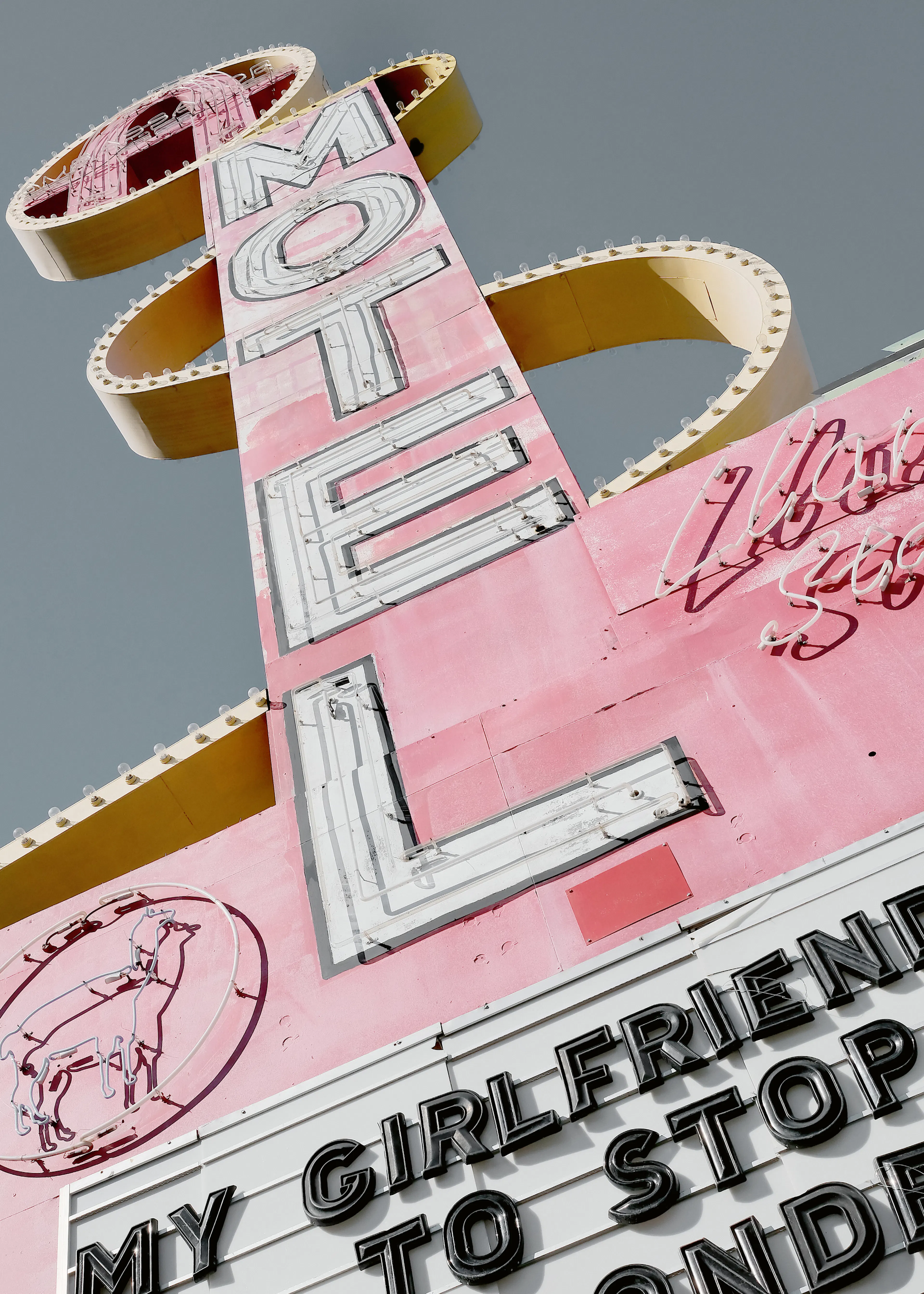 Pink Retro Motel Poster 0
