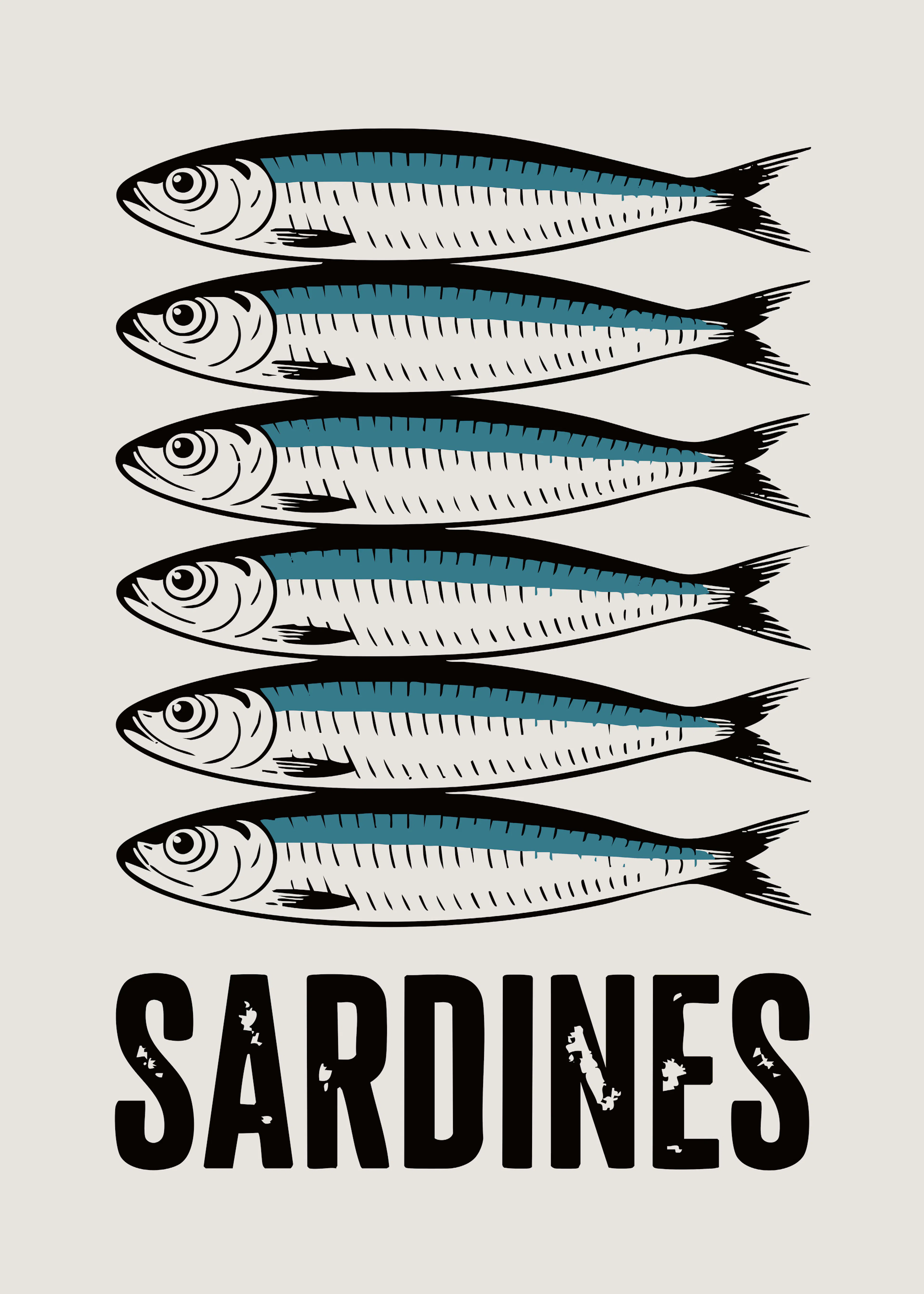 Banco de Sardinas Póster 0