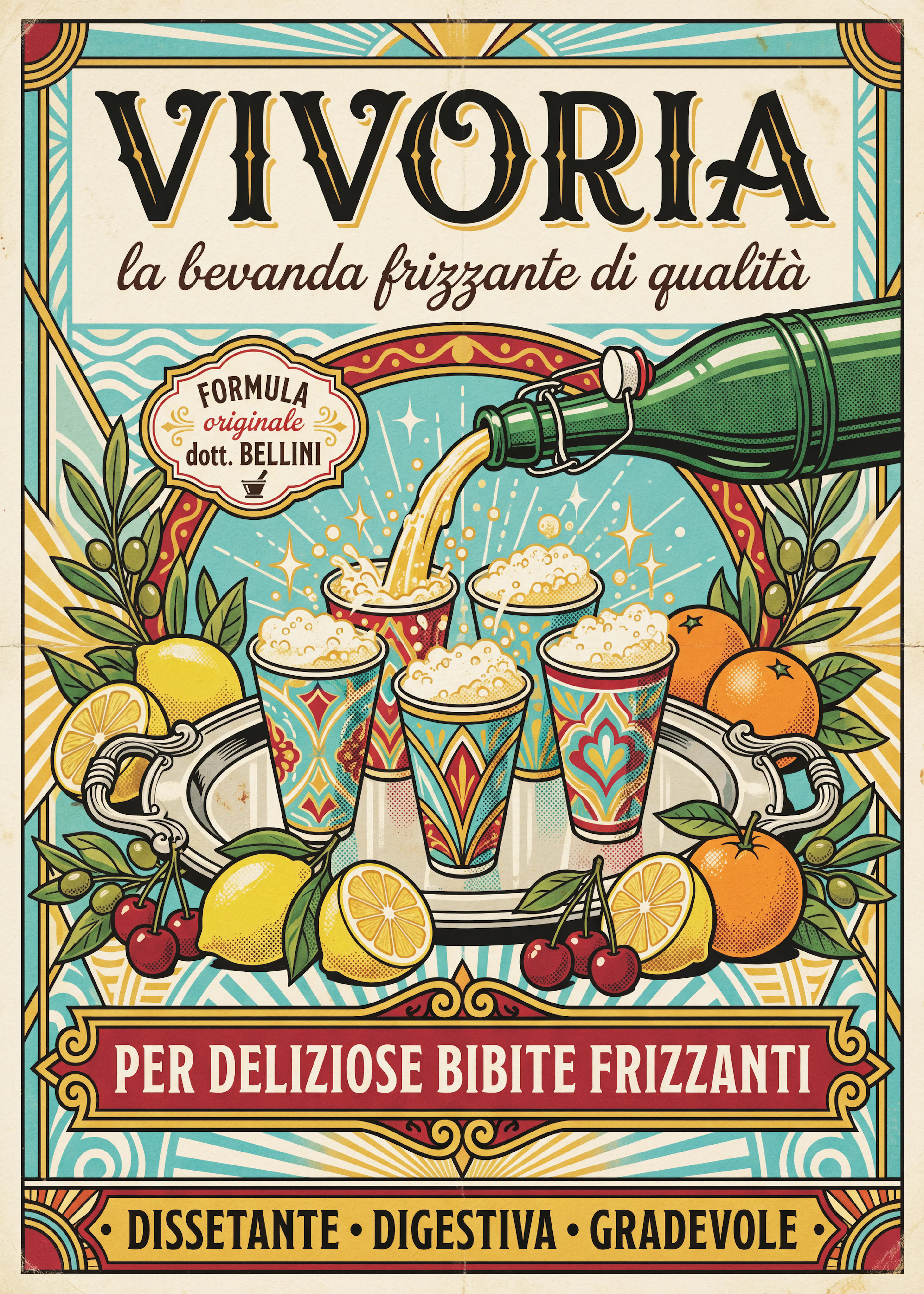 Vivoria Sparkling Drinks Poster 0