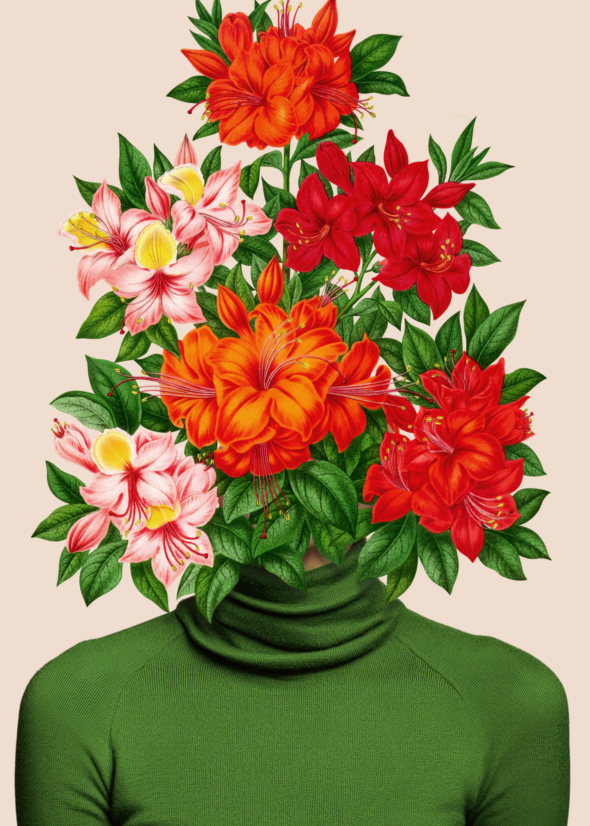 Grüne florale Geist Poster 0
