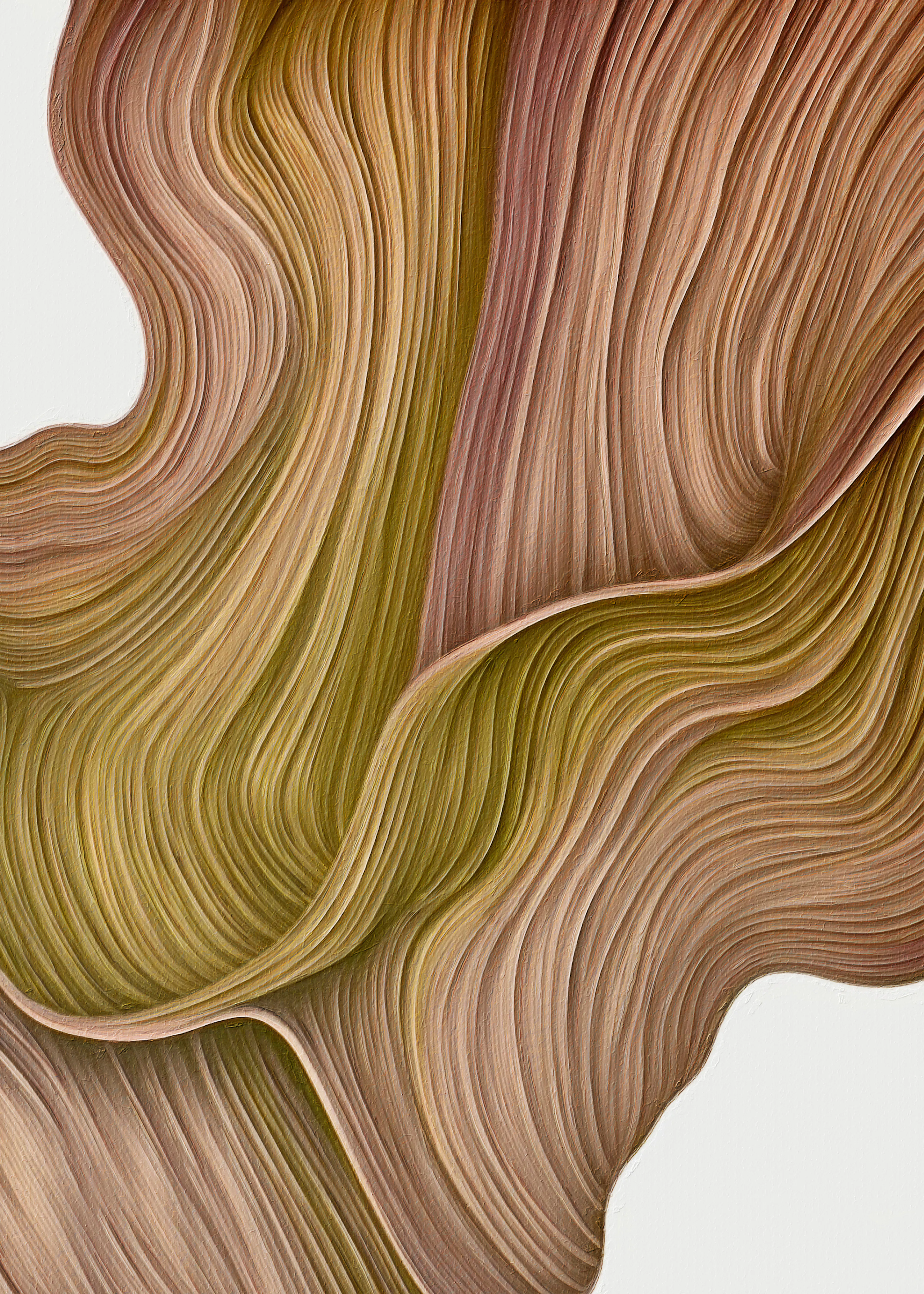 Brown Organic Flow Poster 0
