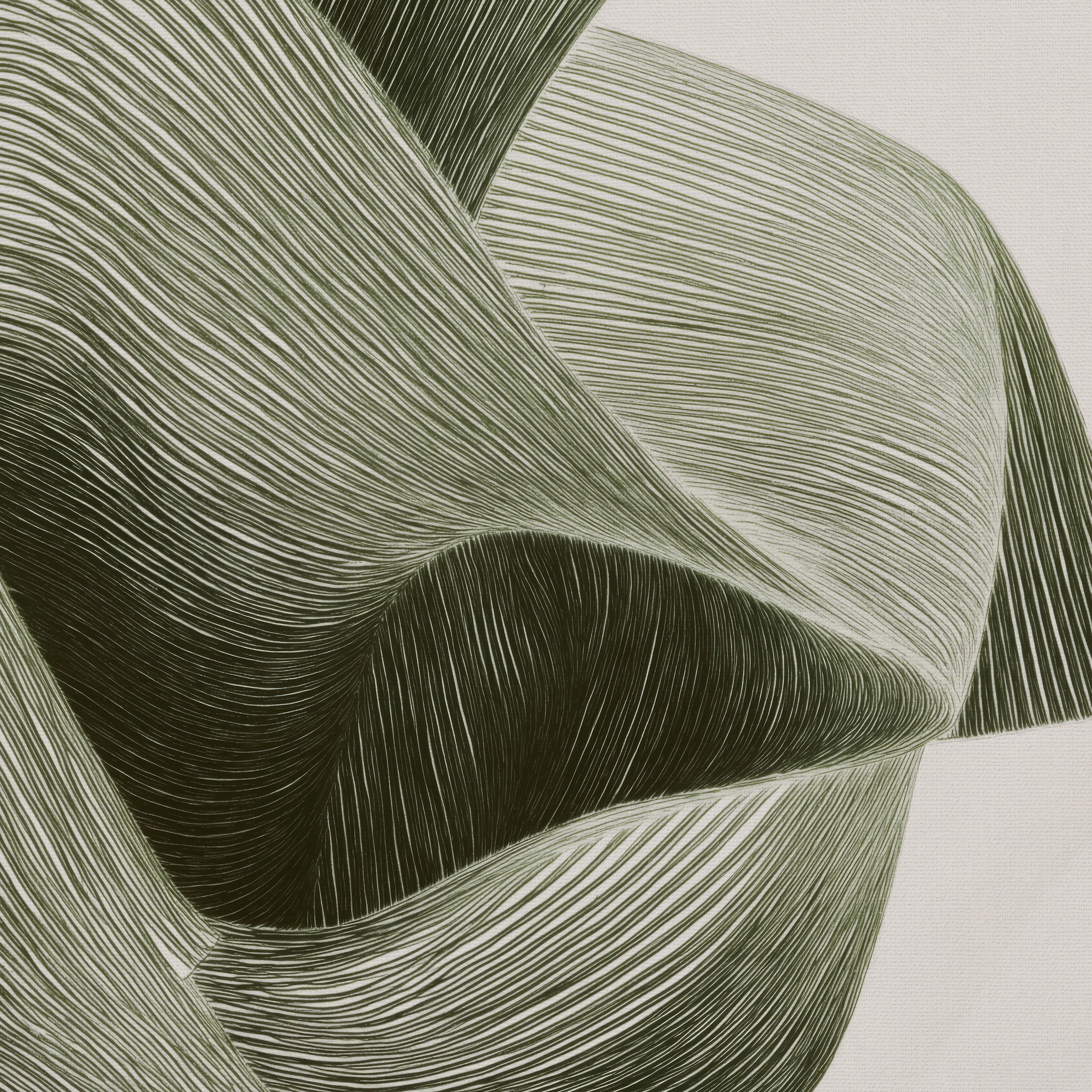 Flow Abstrait Vert Poster 0