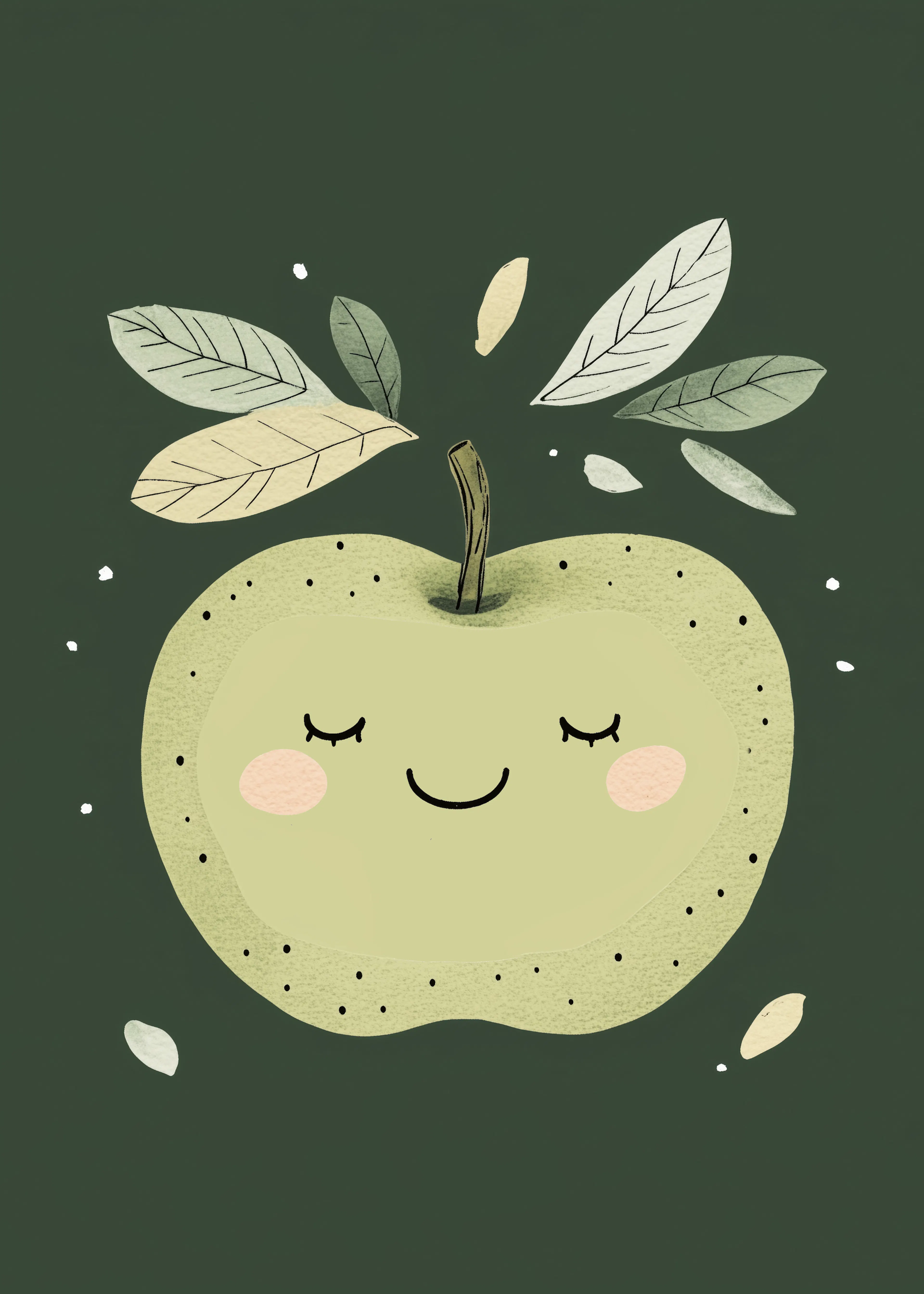 Peaceful Apple Poster 0