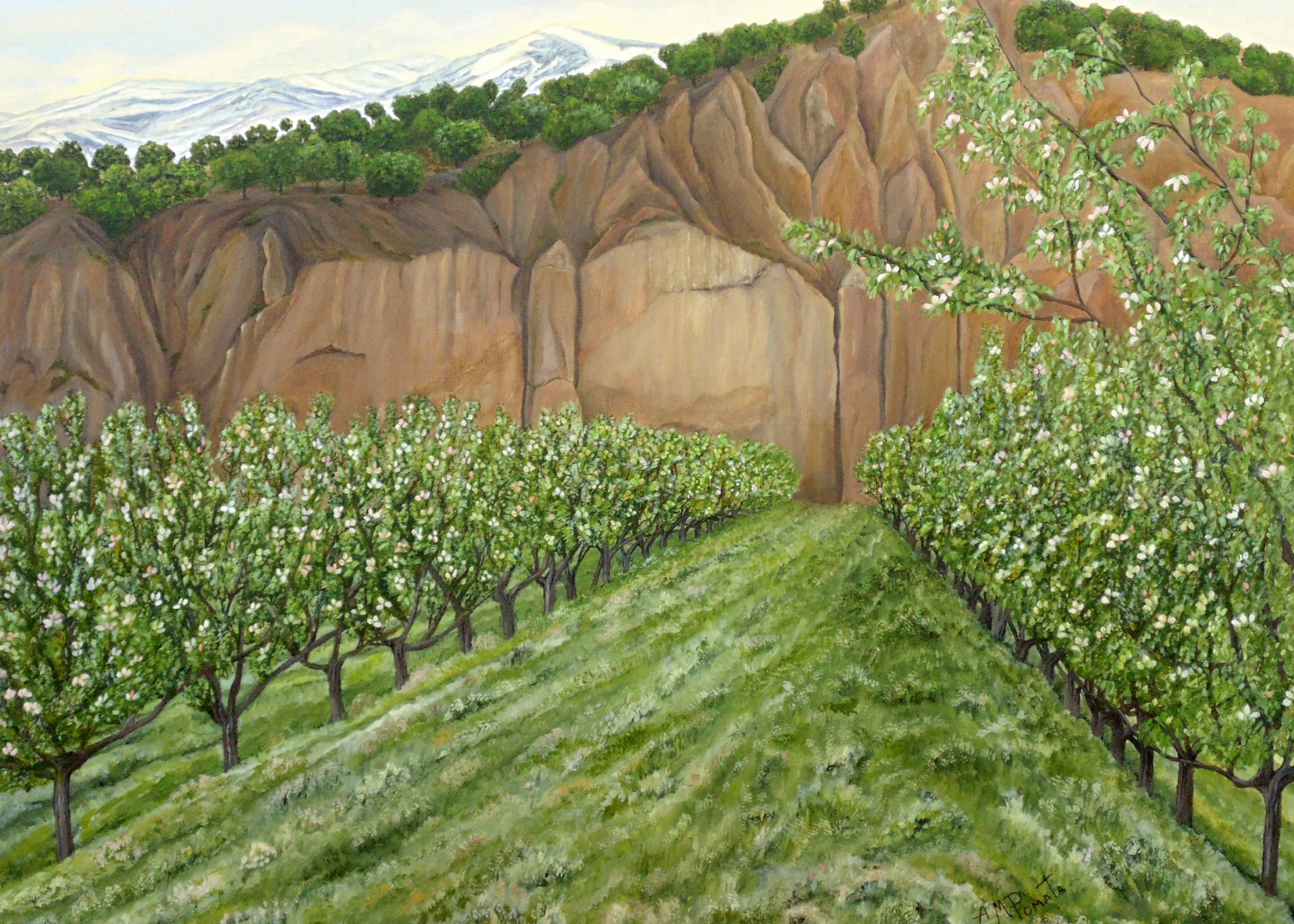 Orchard Cliffs Poster 0