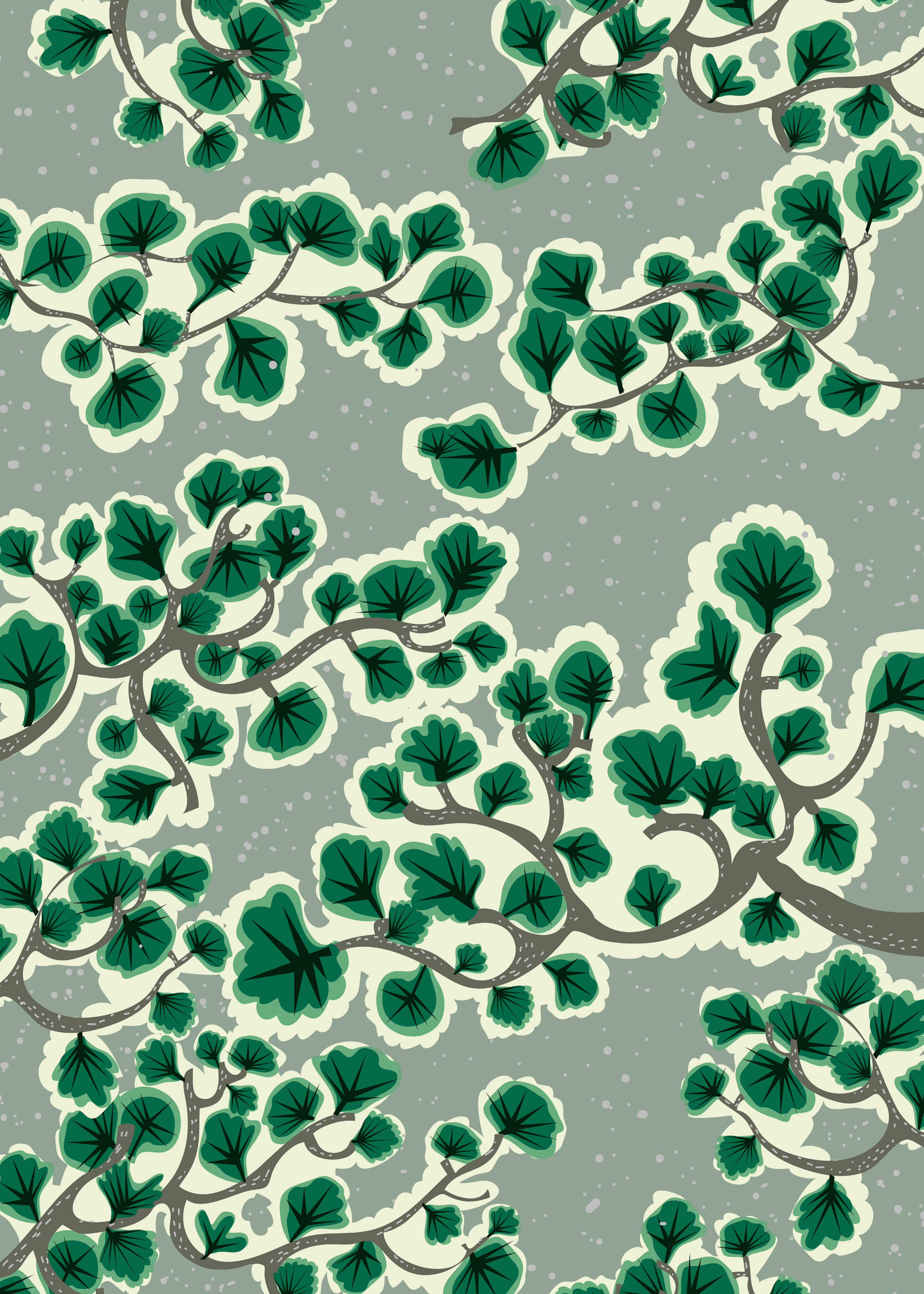 Green Foliage Poster 0