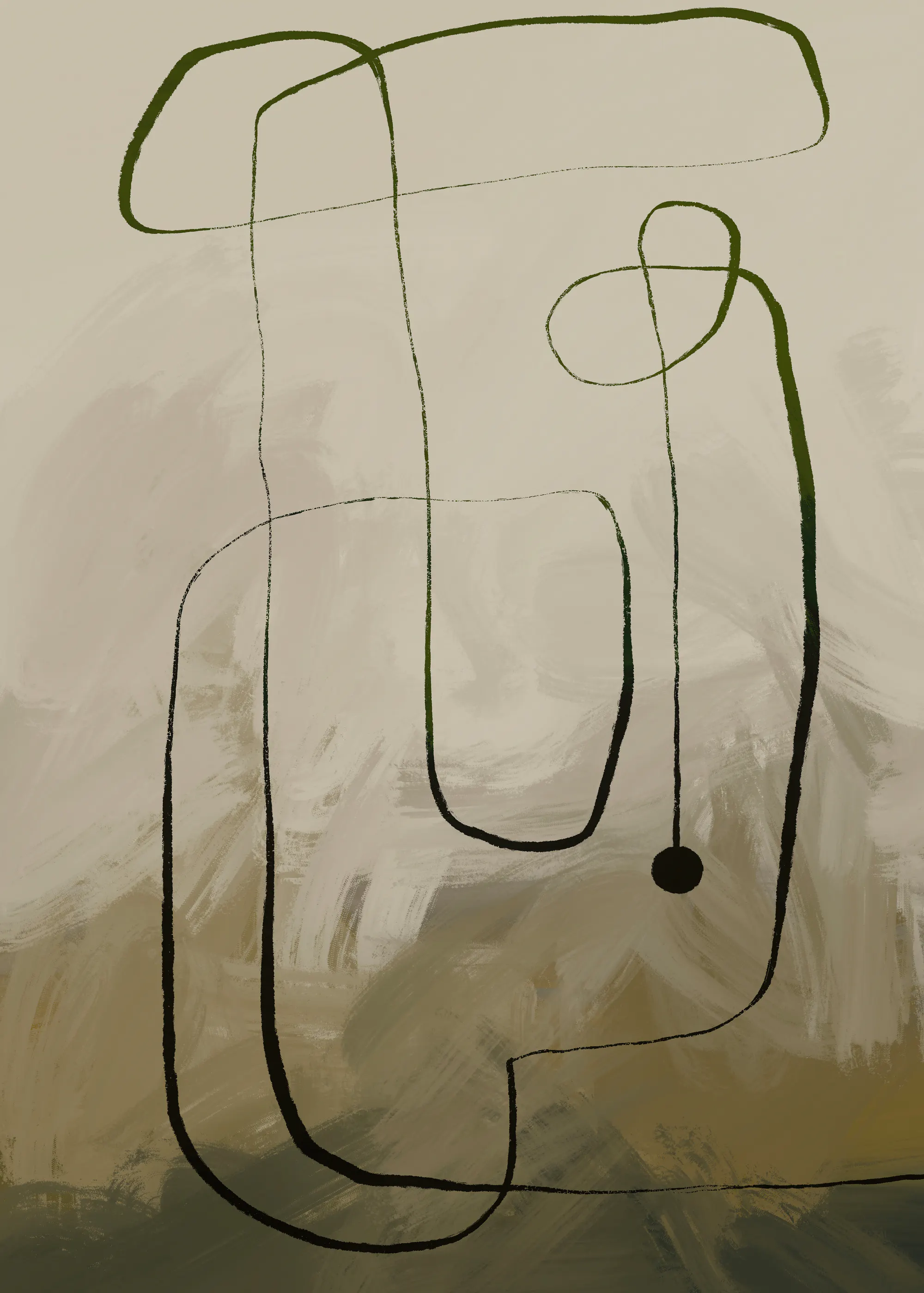Abstract Path Poster 0