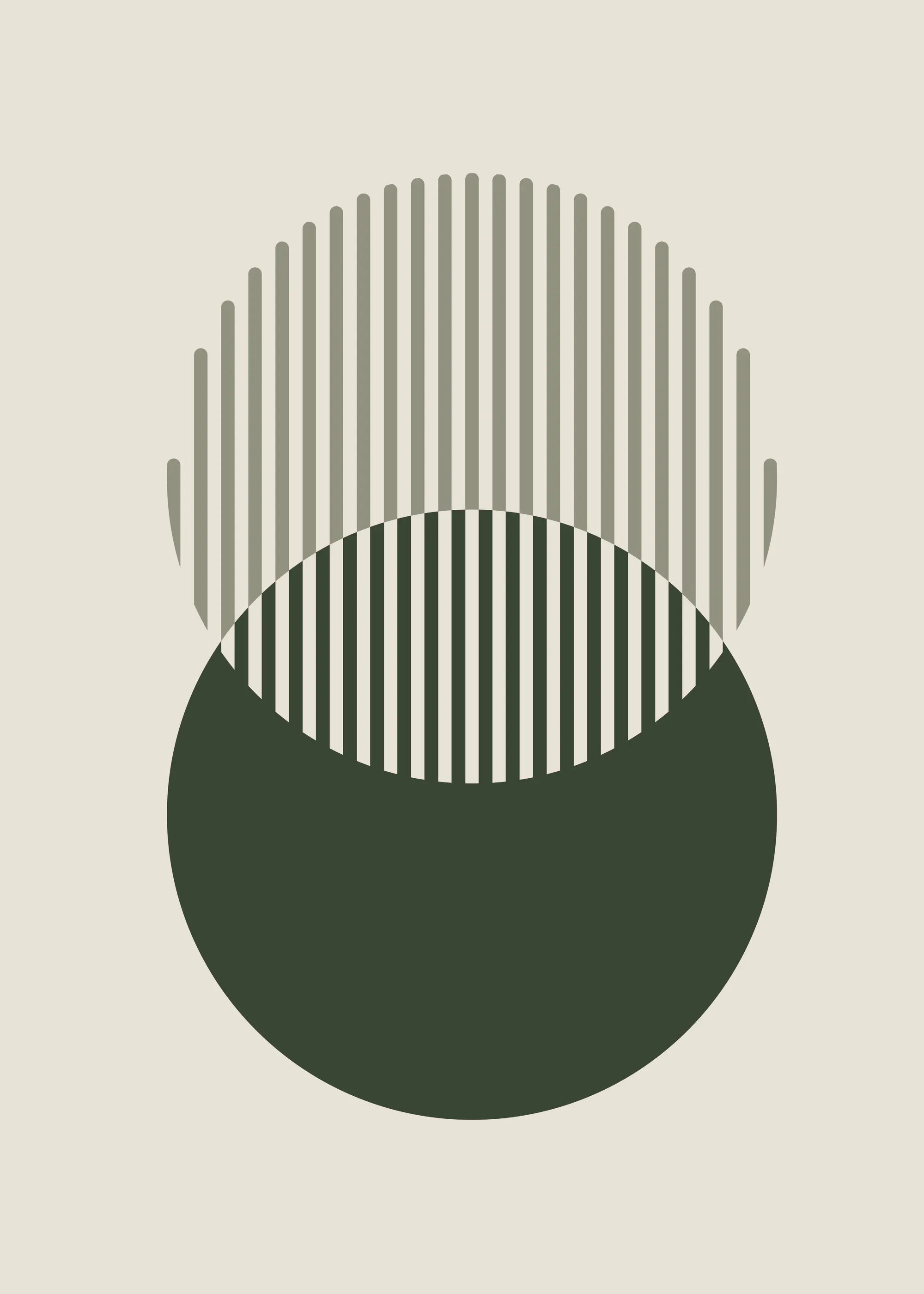 Wald Abstrakte Harmonie Poster 0