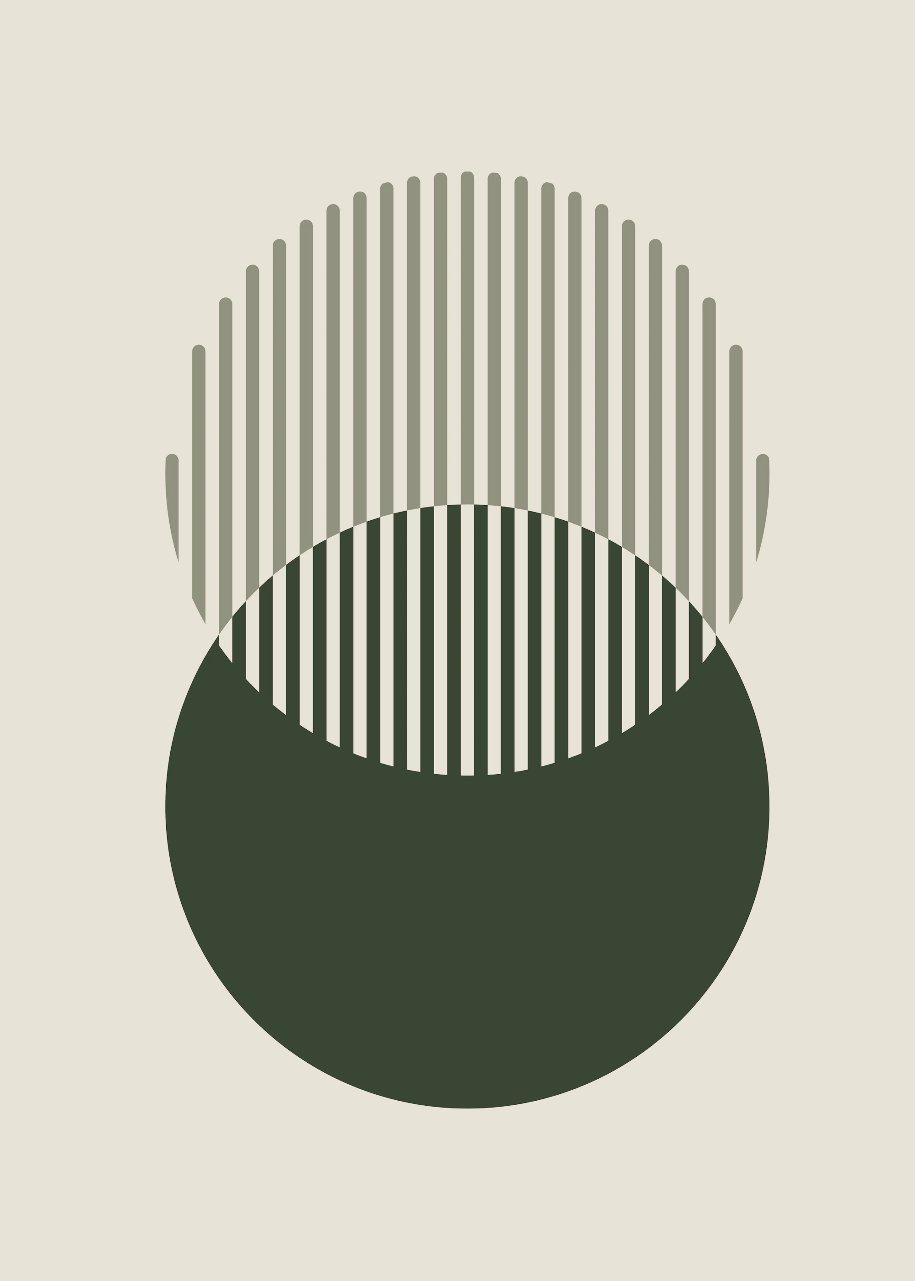Forest Abstract Harmony Poster 0