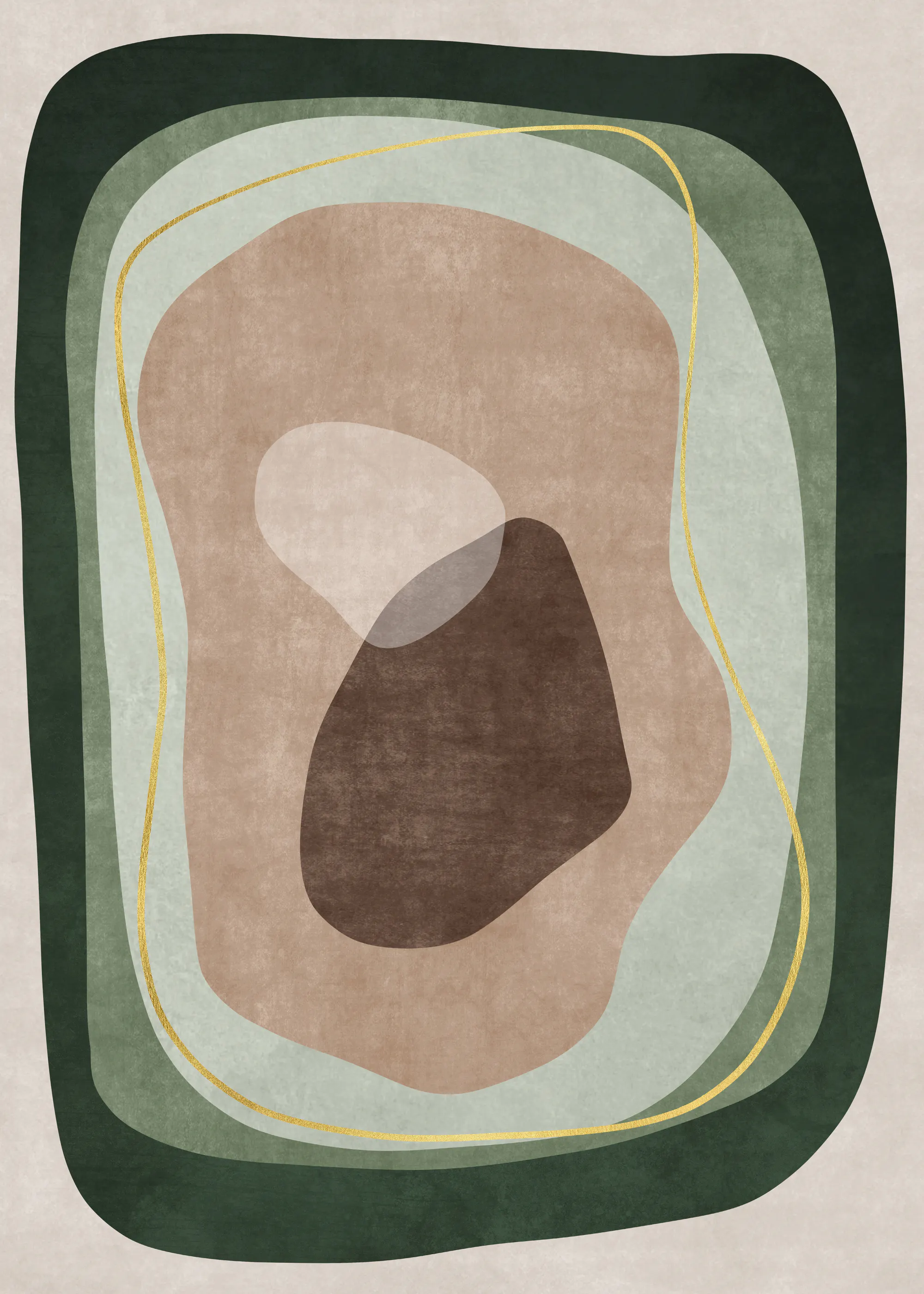 Gröna Jordlager Poster 0