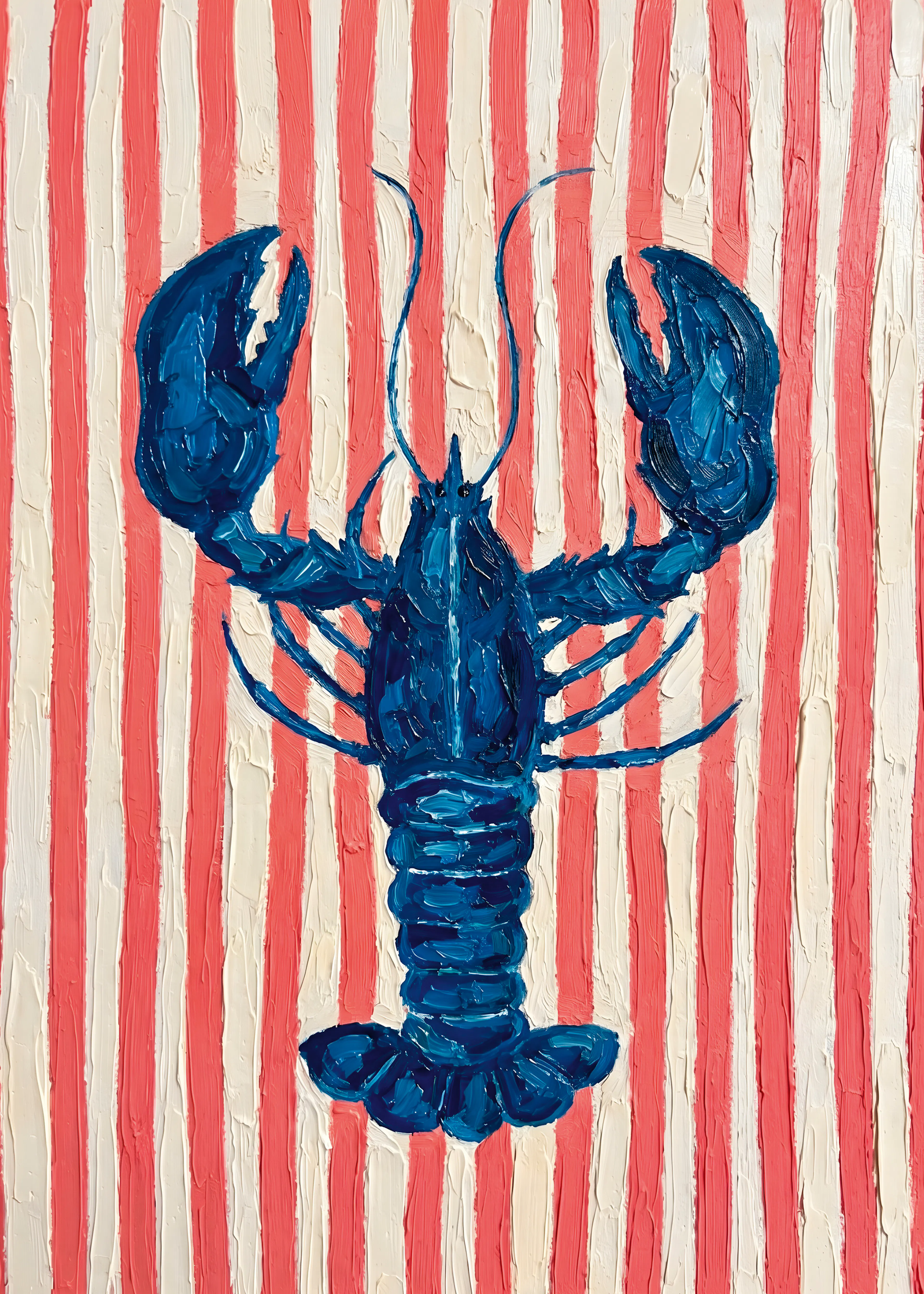 Nautical Lobster Poster 0