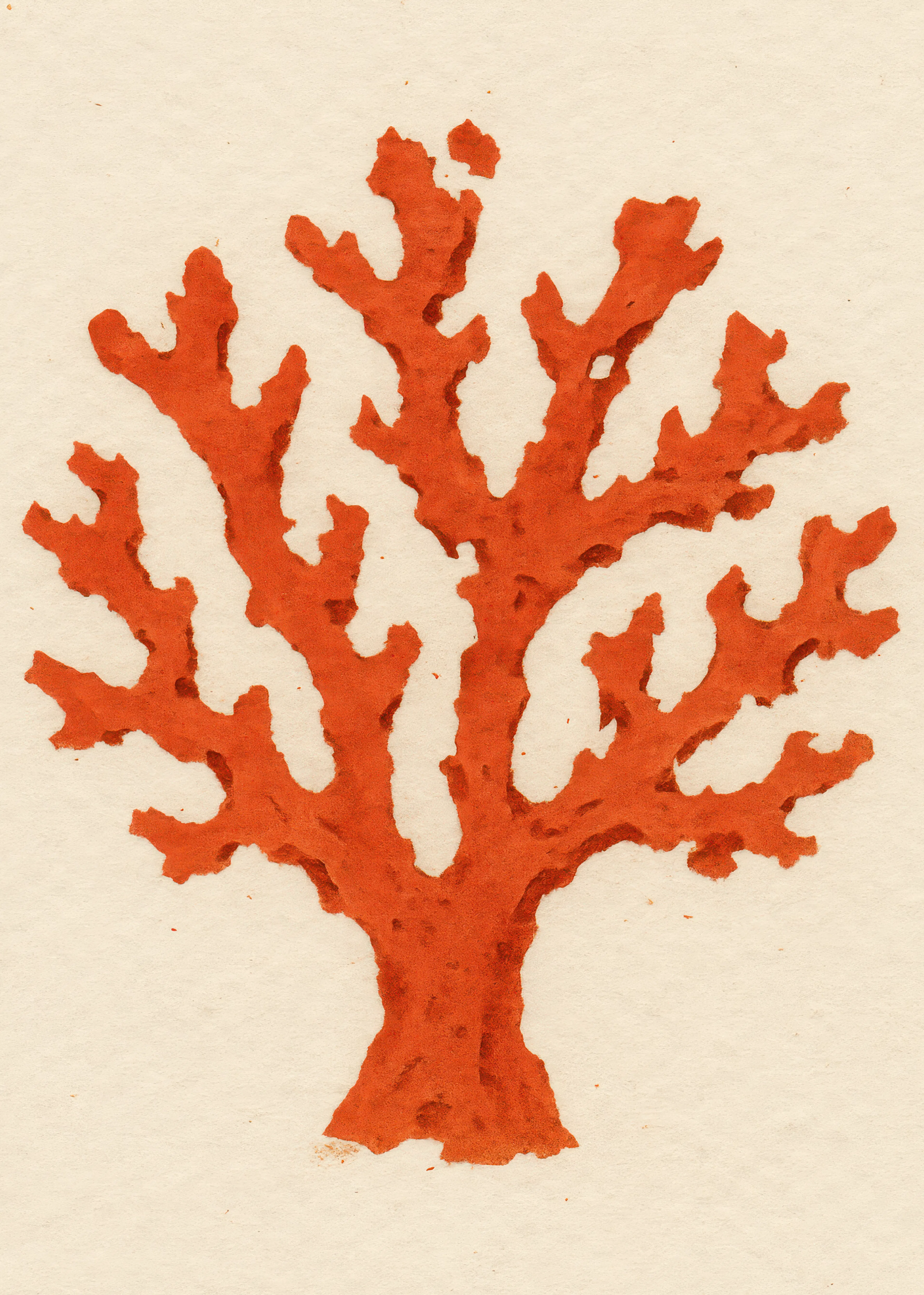 Vibrant Coral Poster 0