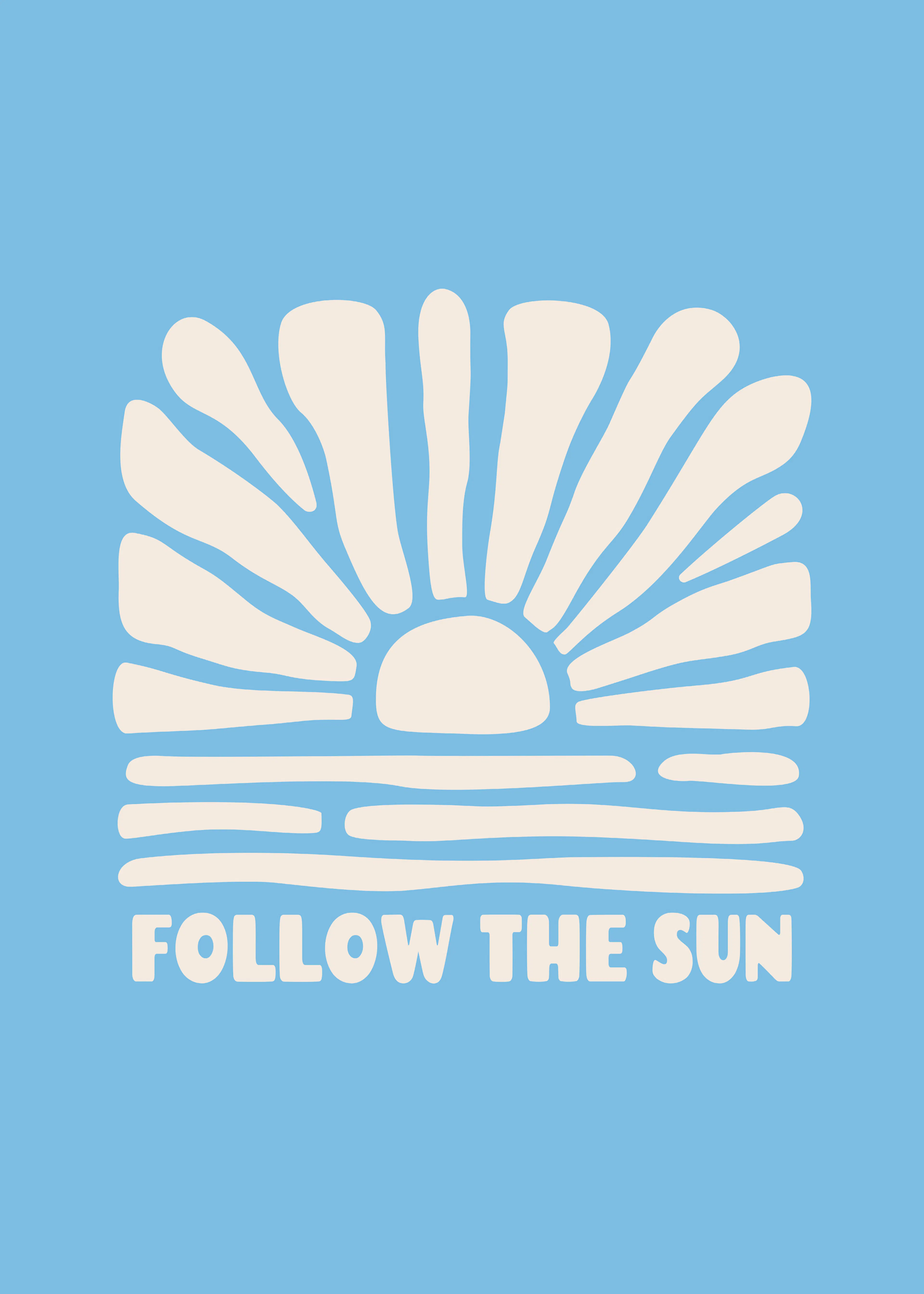 Blue Follow The Sun Poster 0