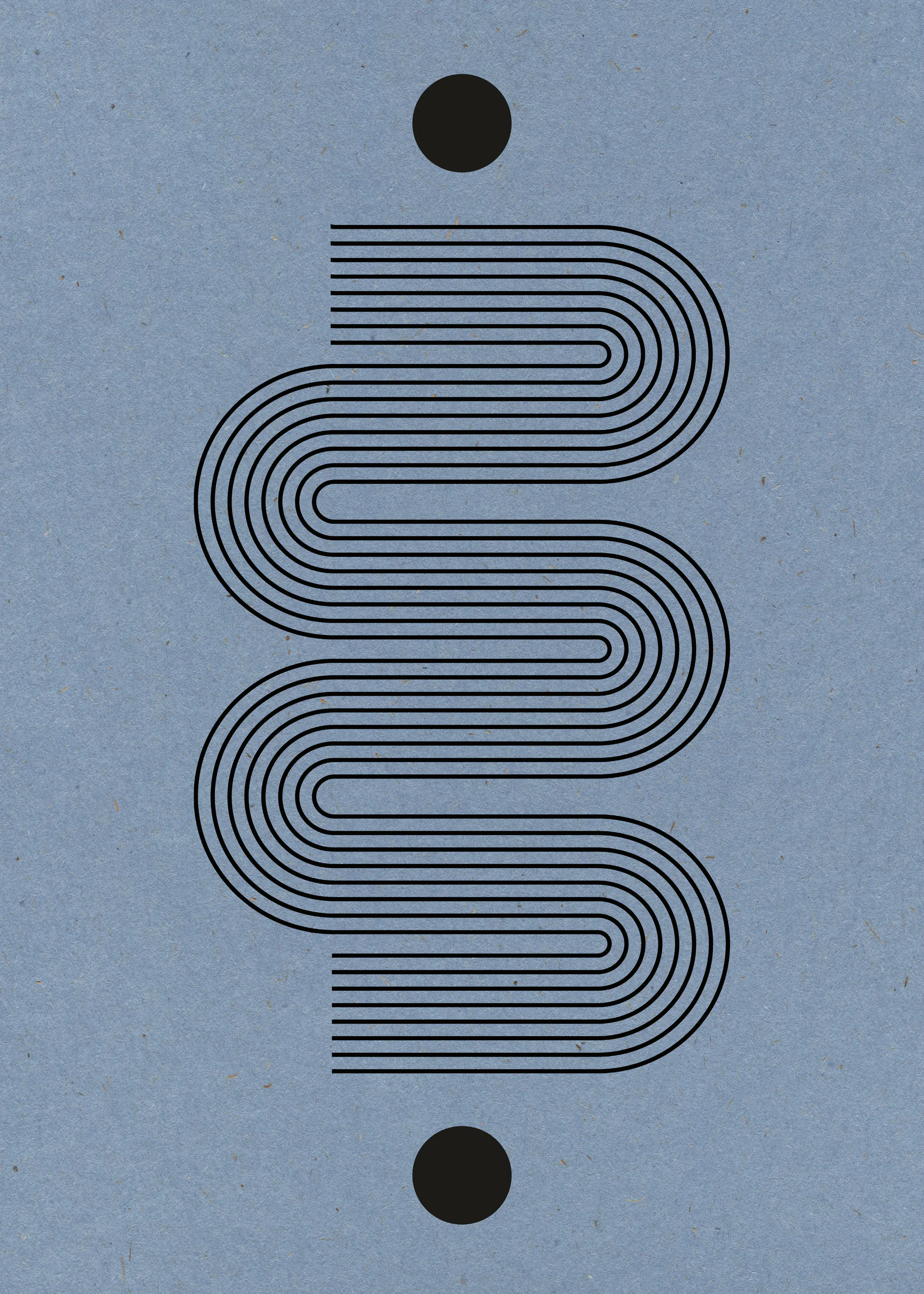 Slate Moderner Minimalismus Poster 0