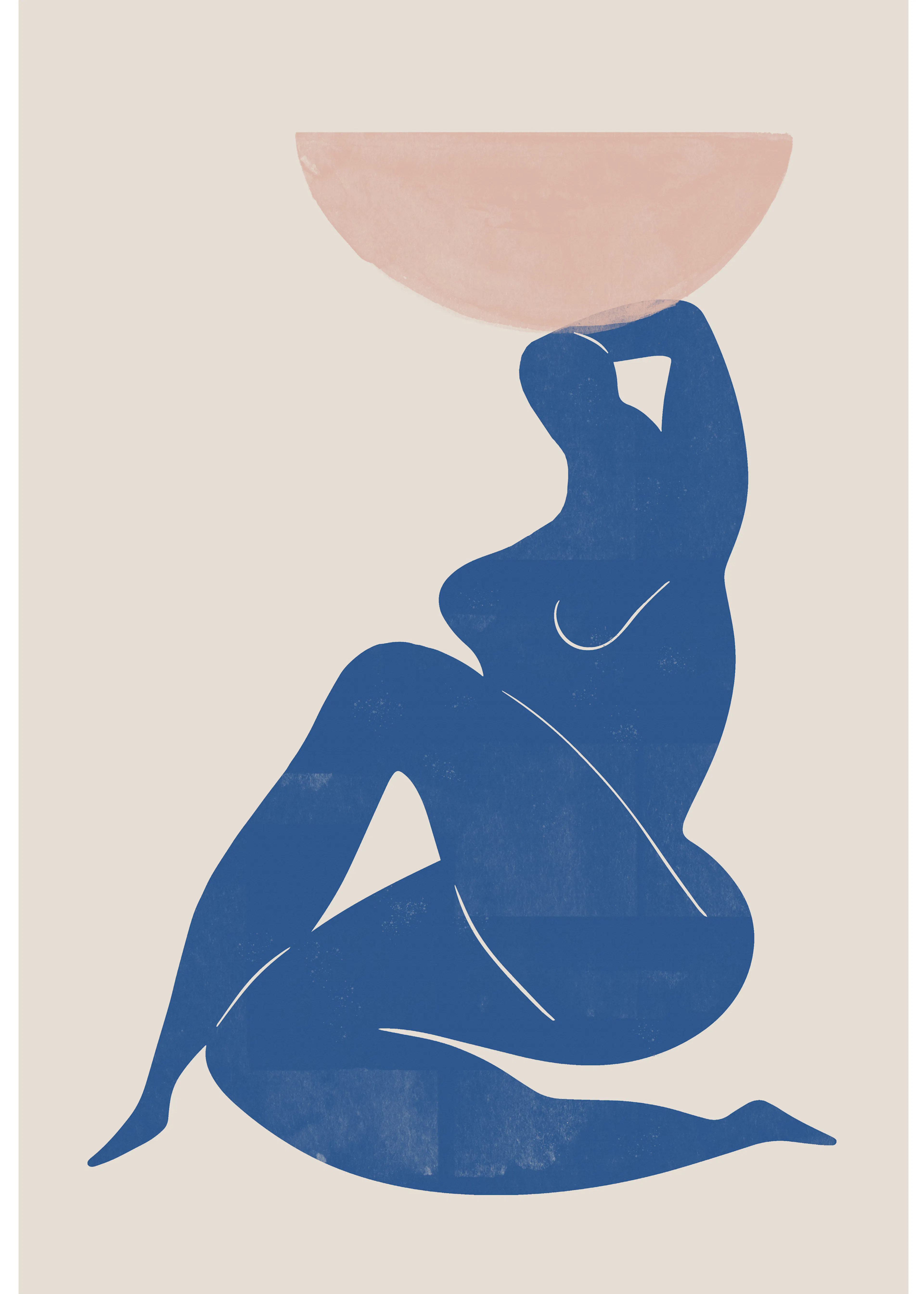 Navy Modern Muse Poster 0