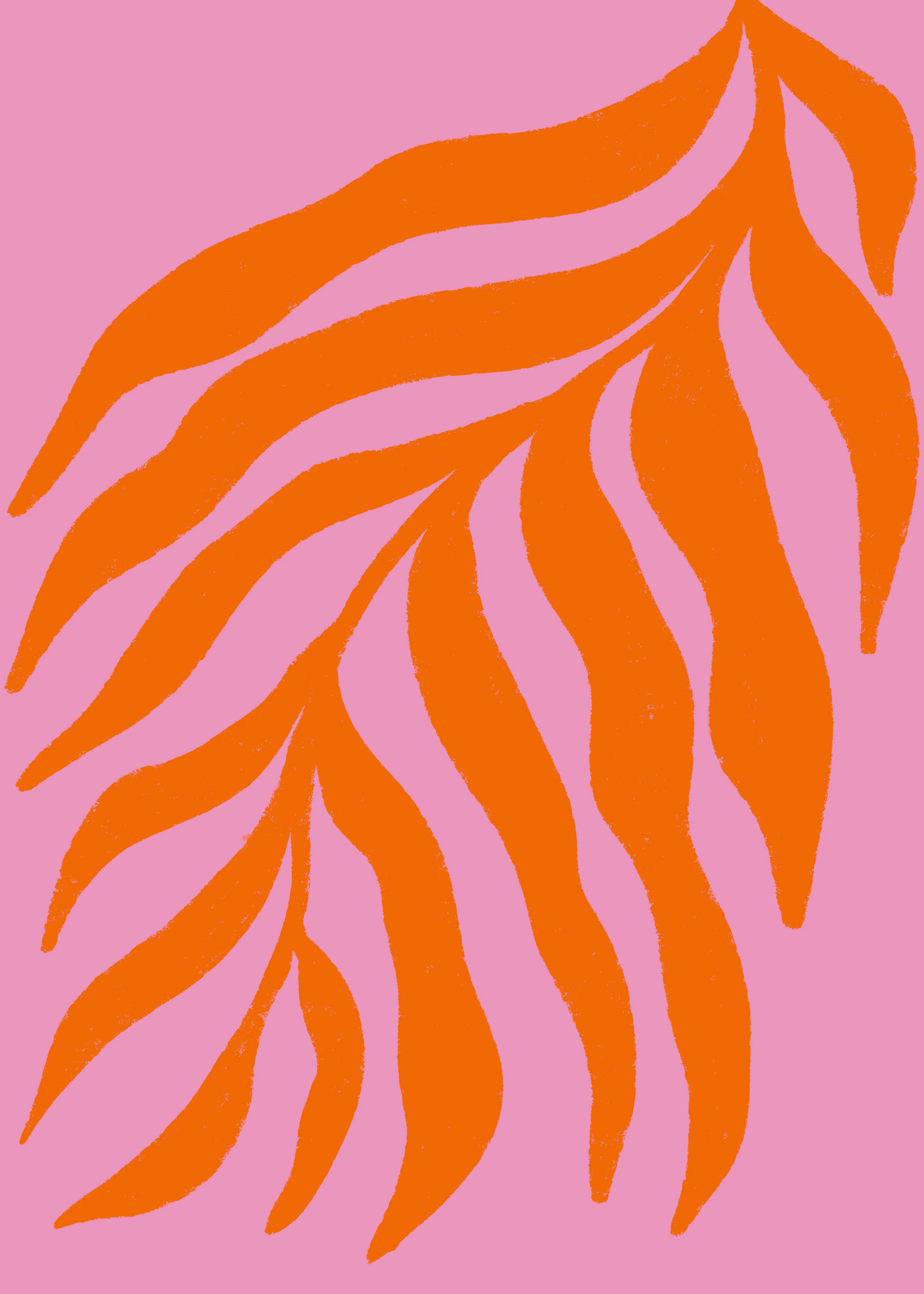 Orange Vibrant Foliage Poster 0