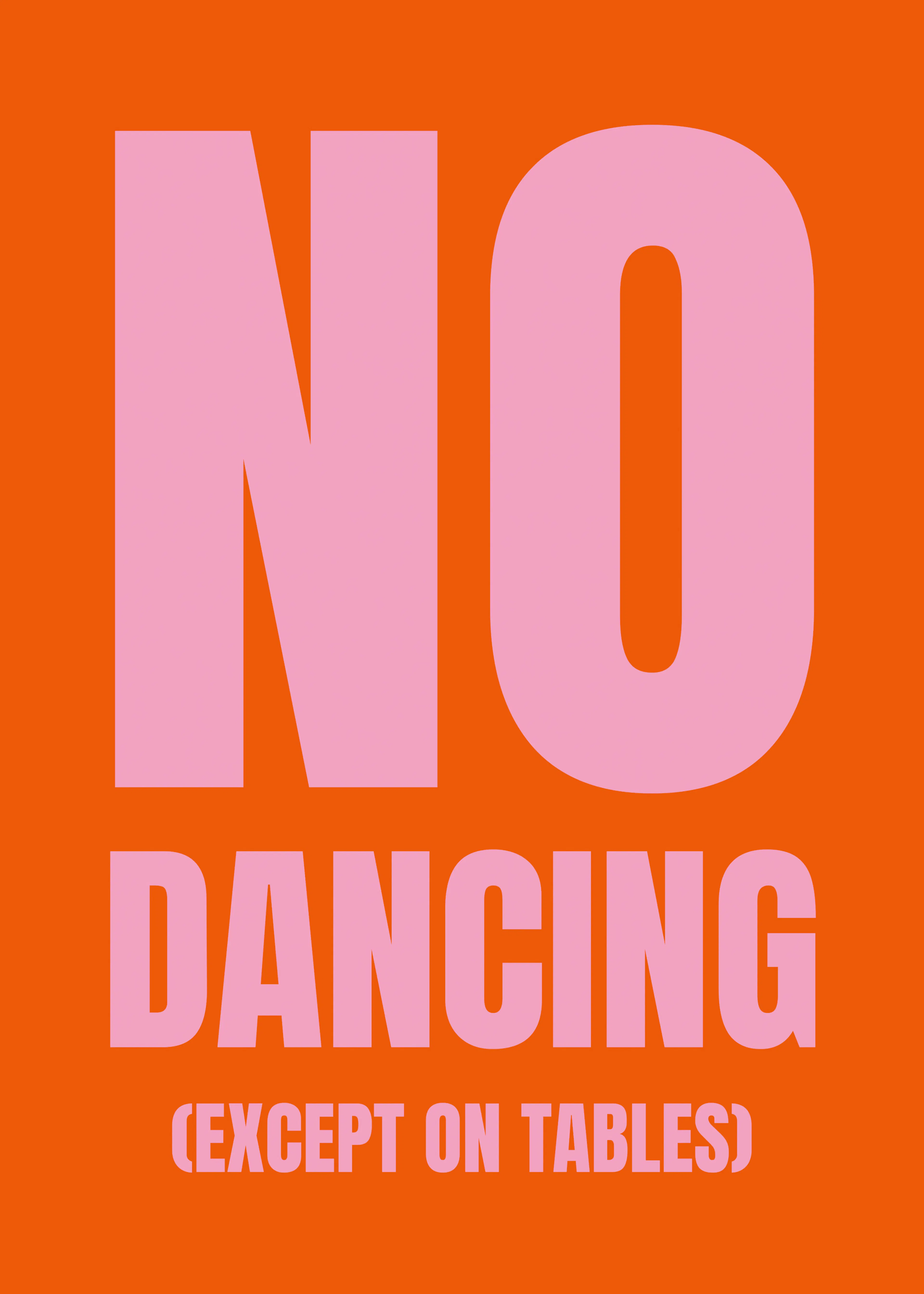 No Dancing Poster 0