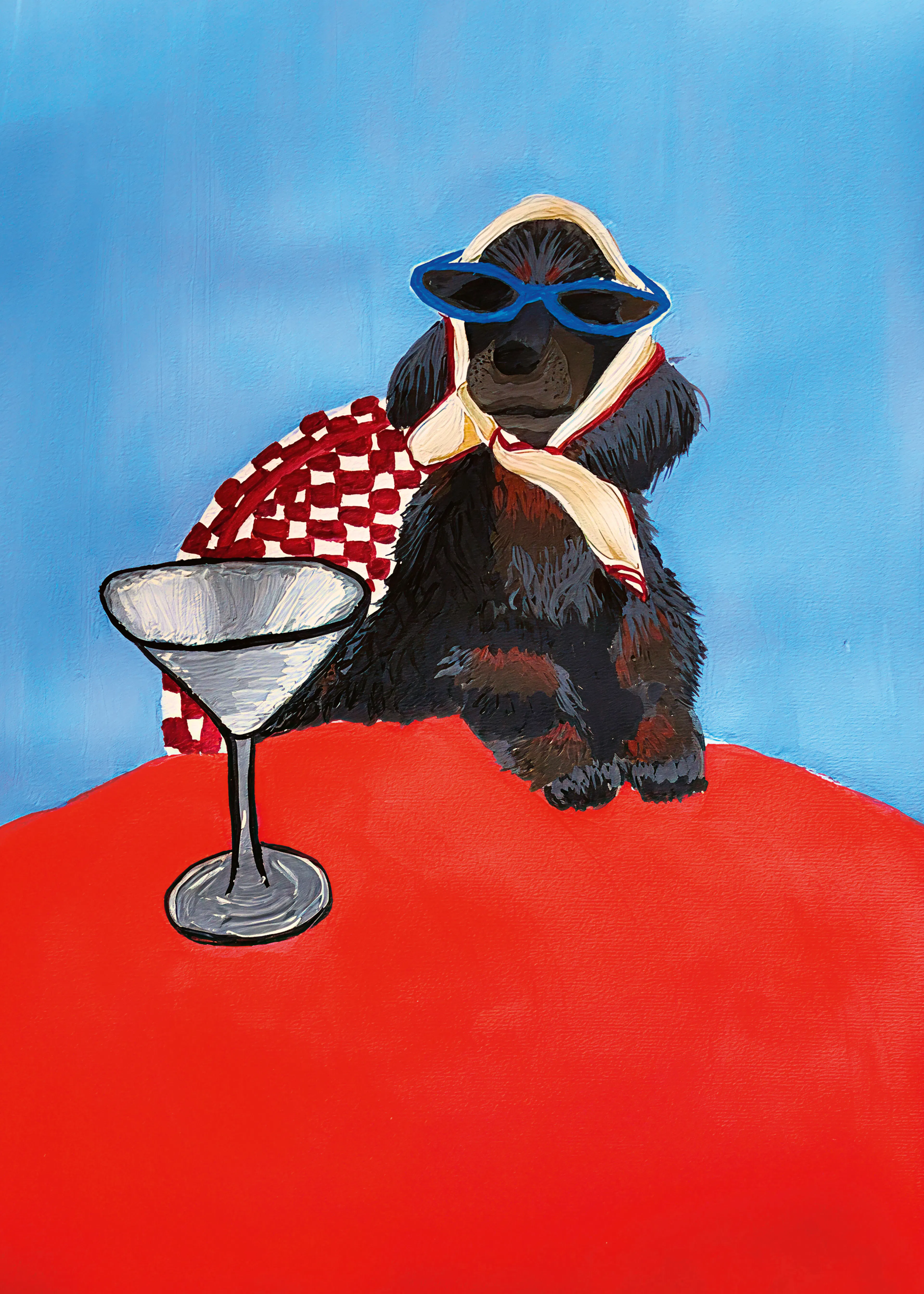 Cocktail Pup Poster 0