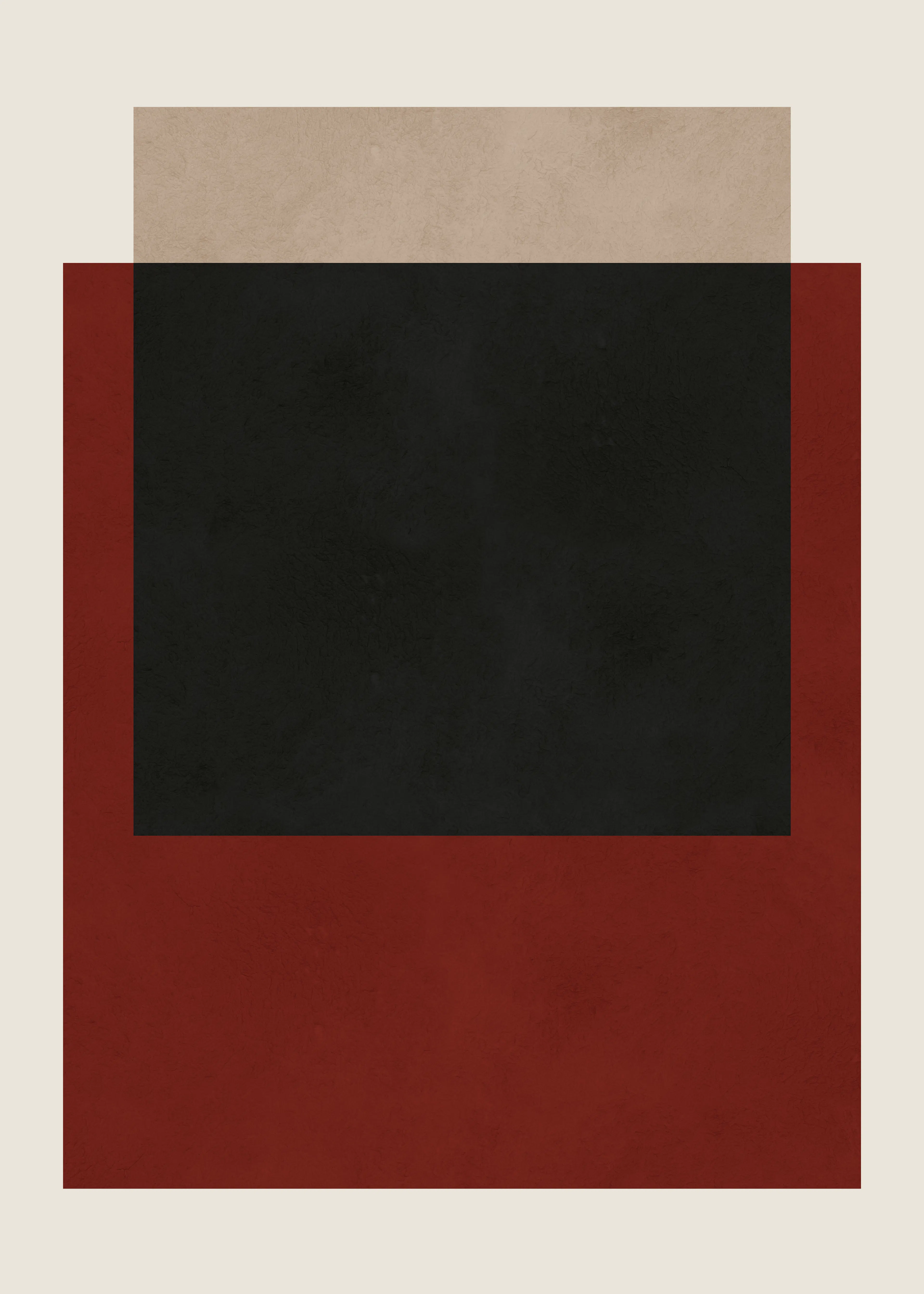 Rust Modern Abstract Poster 0