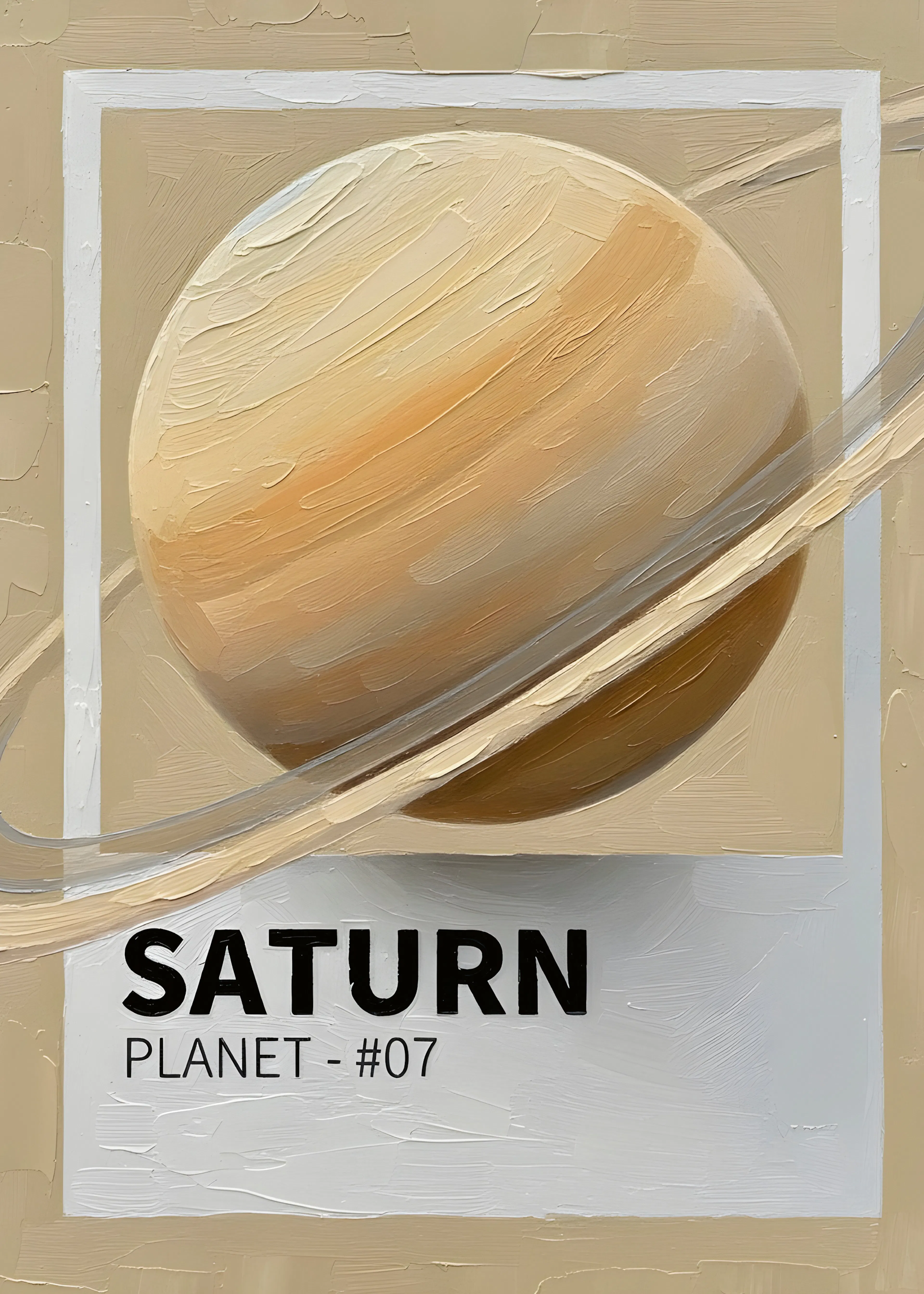Saturn Rings Poster 0