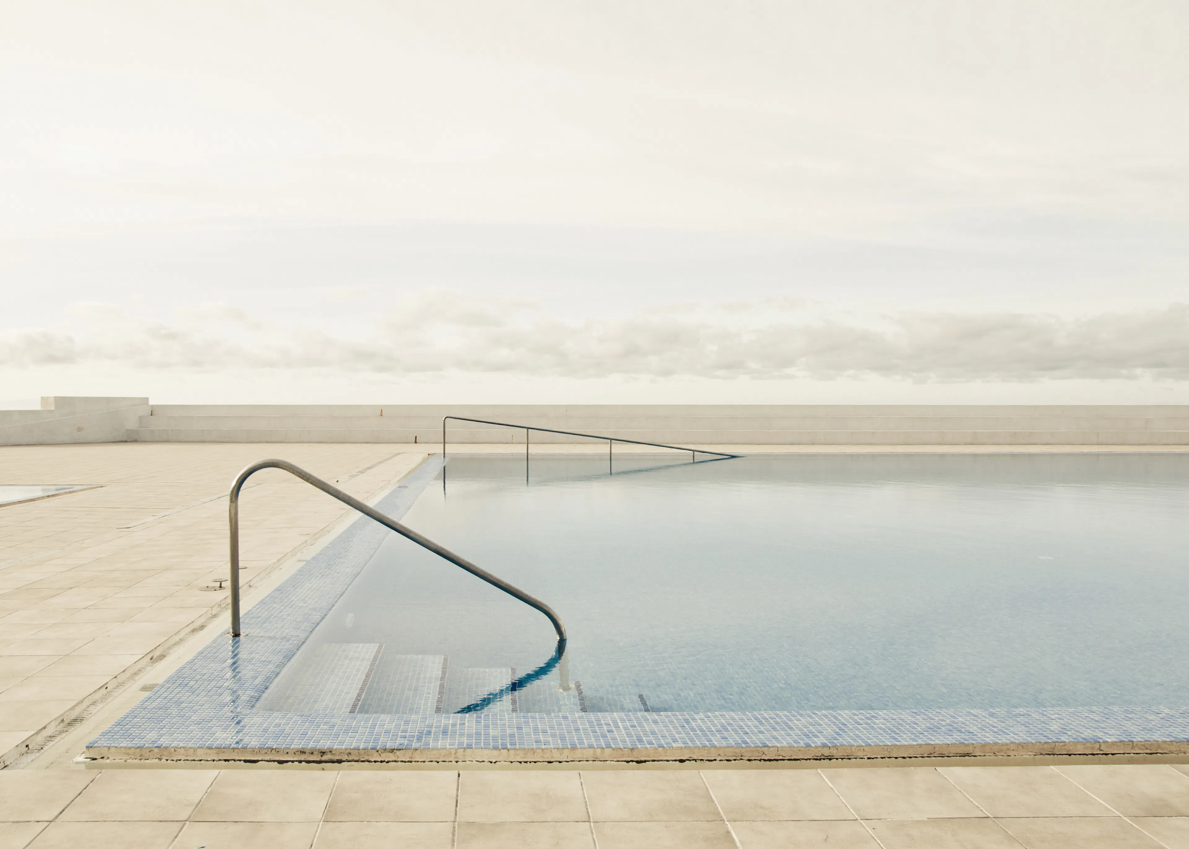 Serene Poolside Poster 0