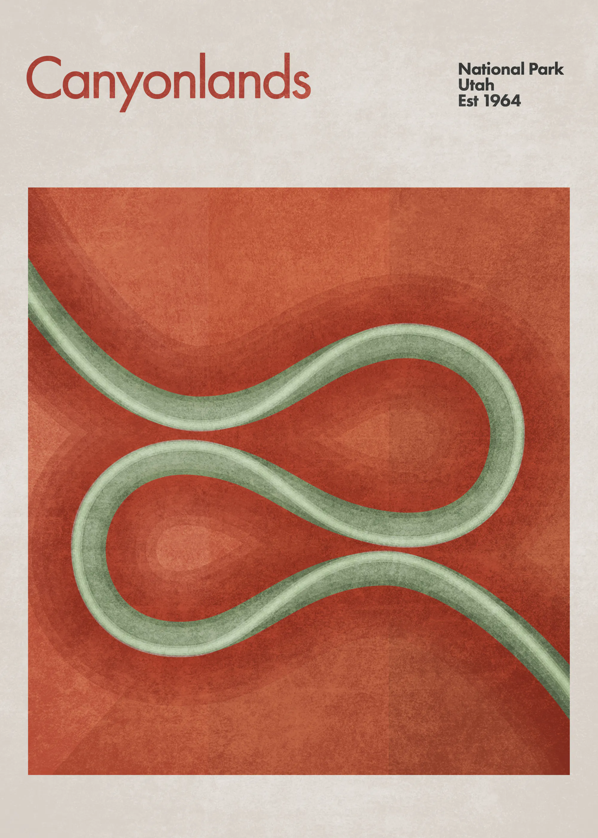Wüstenkurven Poster 0