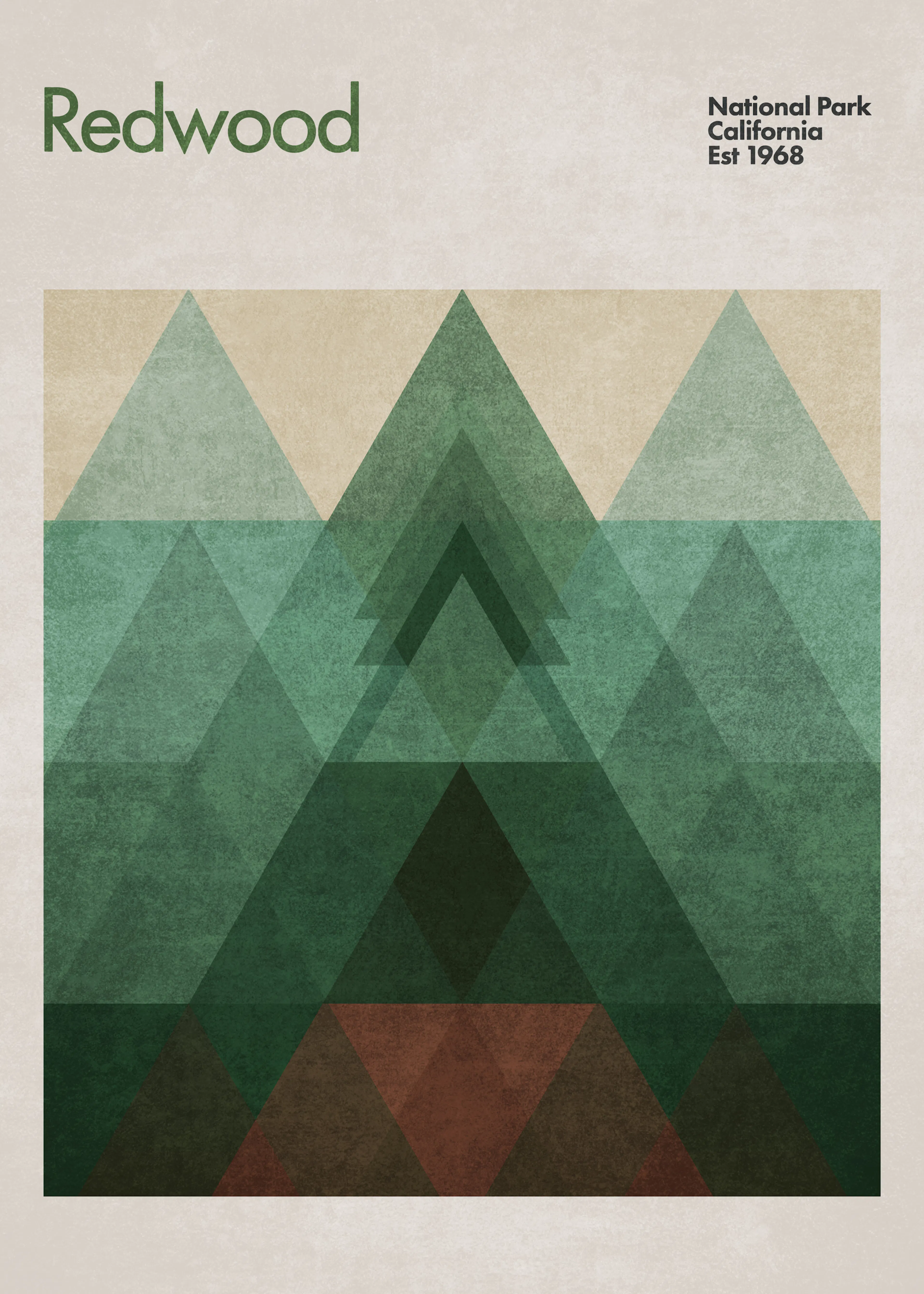 Foresta di Sequoie Poster 0