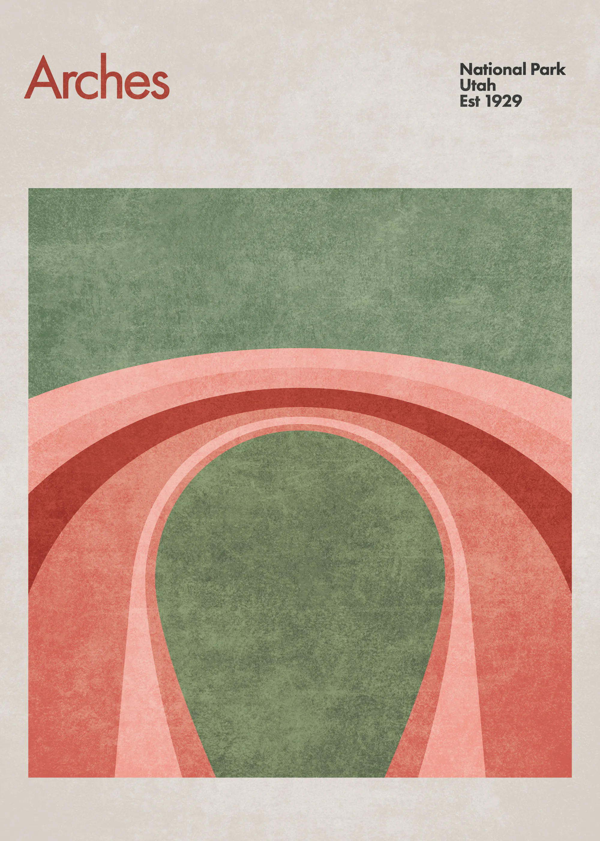 Parque Nacional de los Arcos Verdes Póster 0