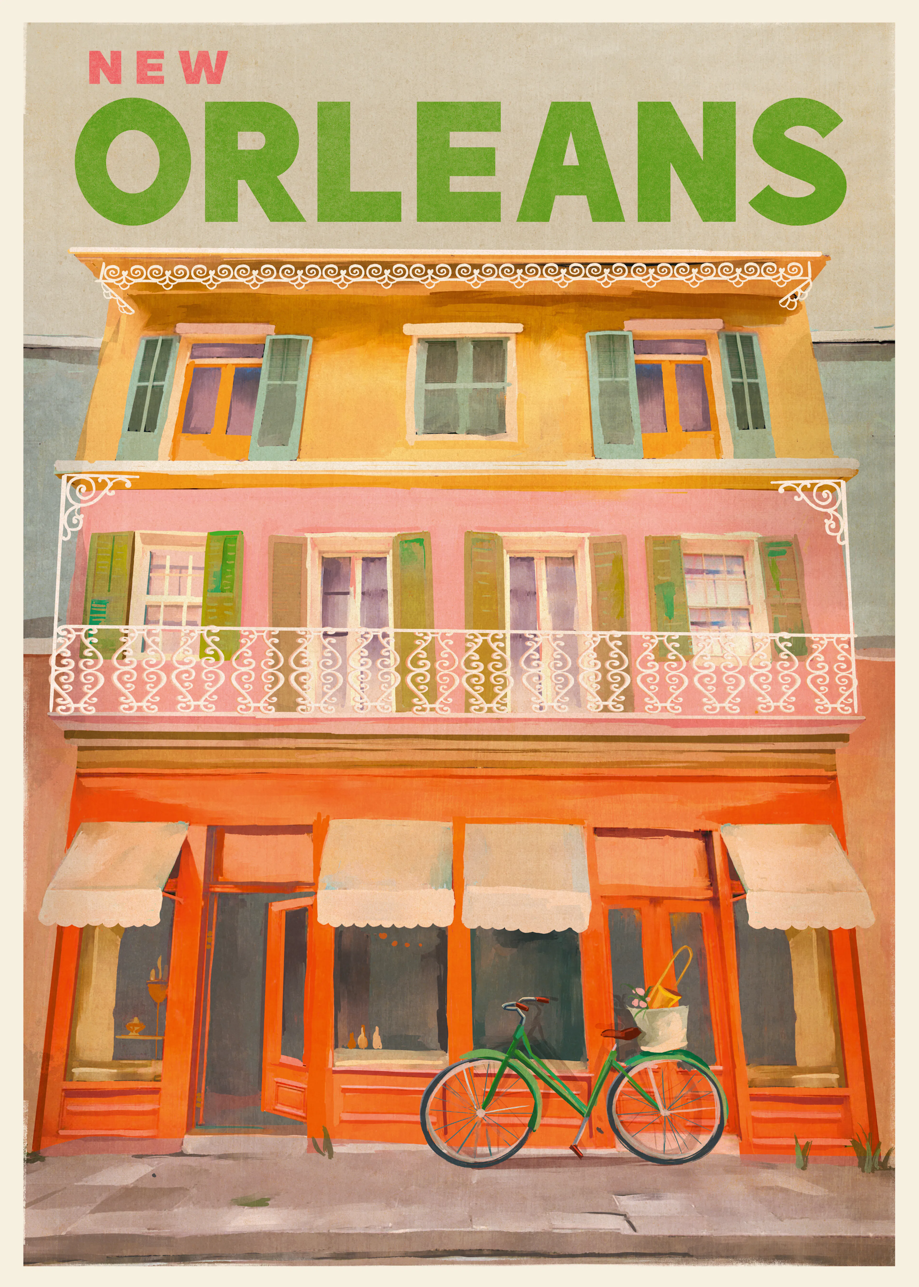 New Orleans Vibes Poster 0
