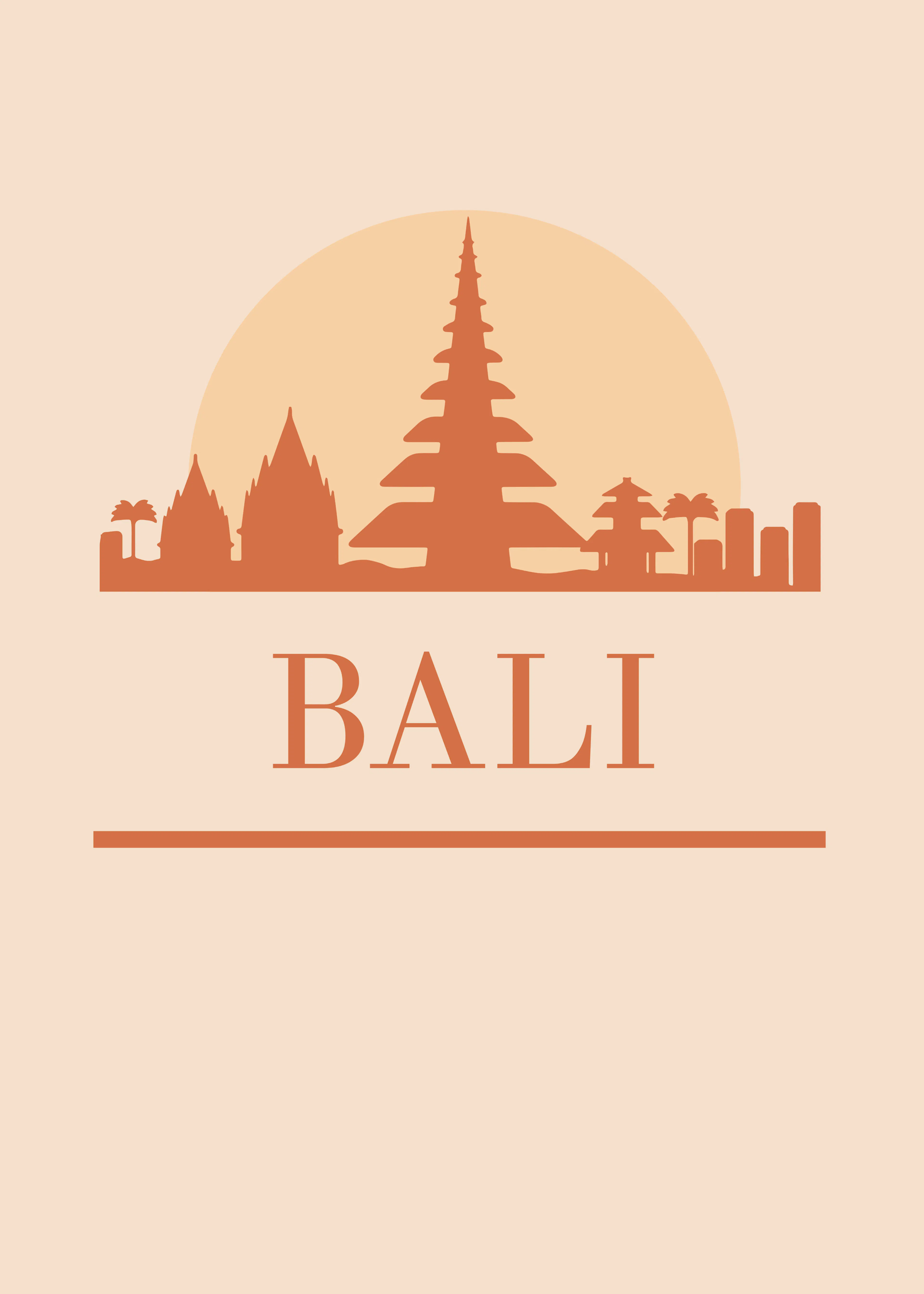 Bali Sunset Poster 0