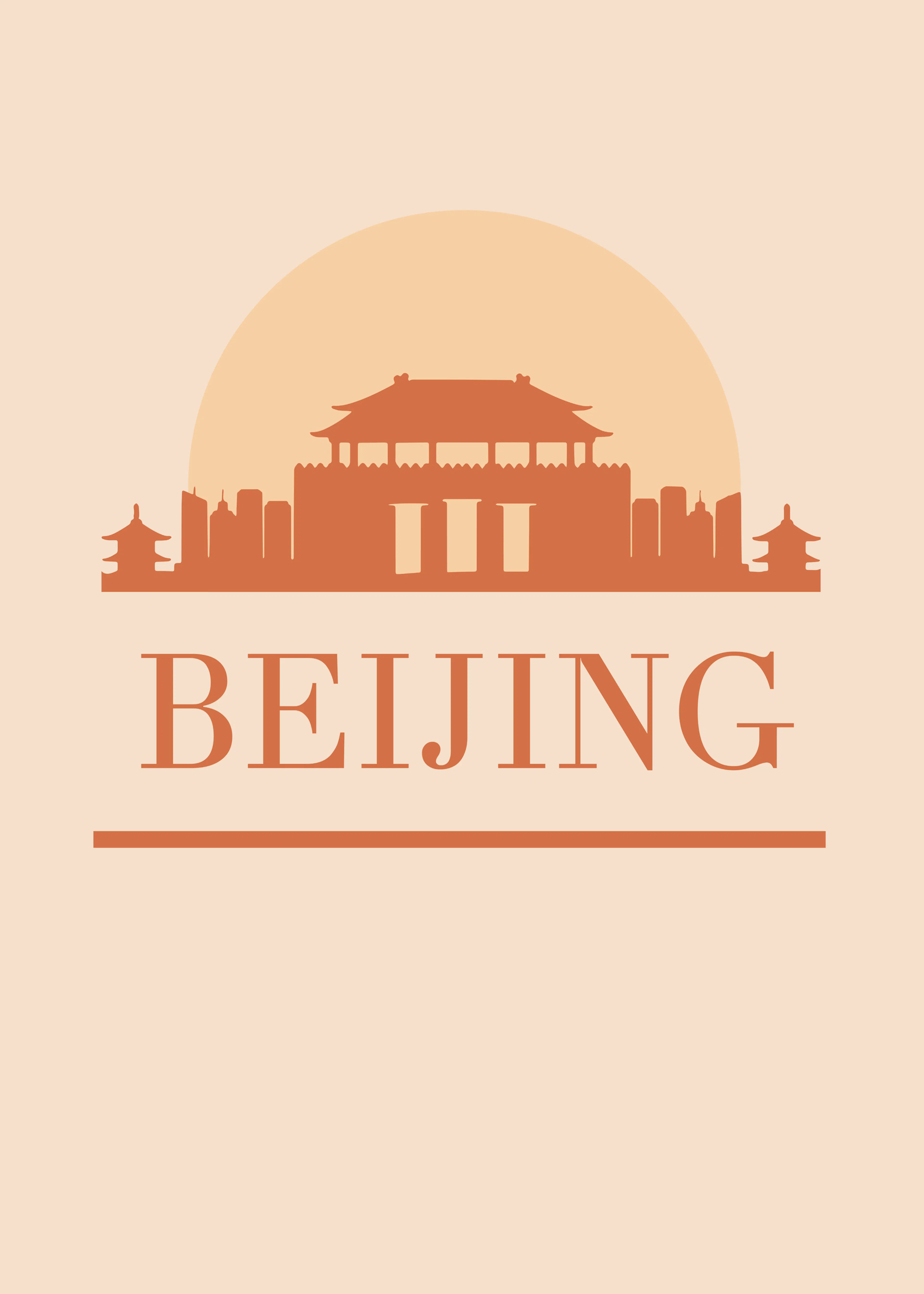 Beijing Skyline Poster 0