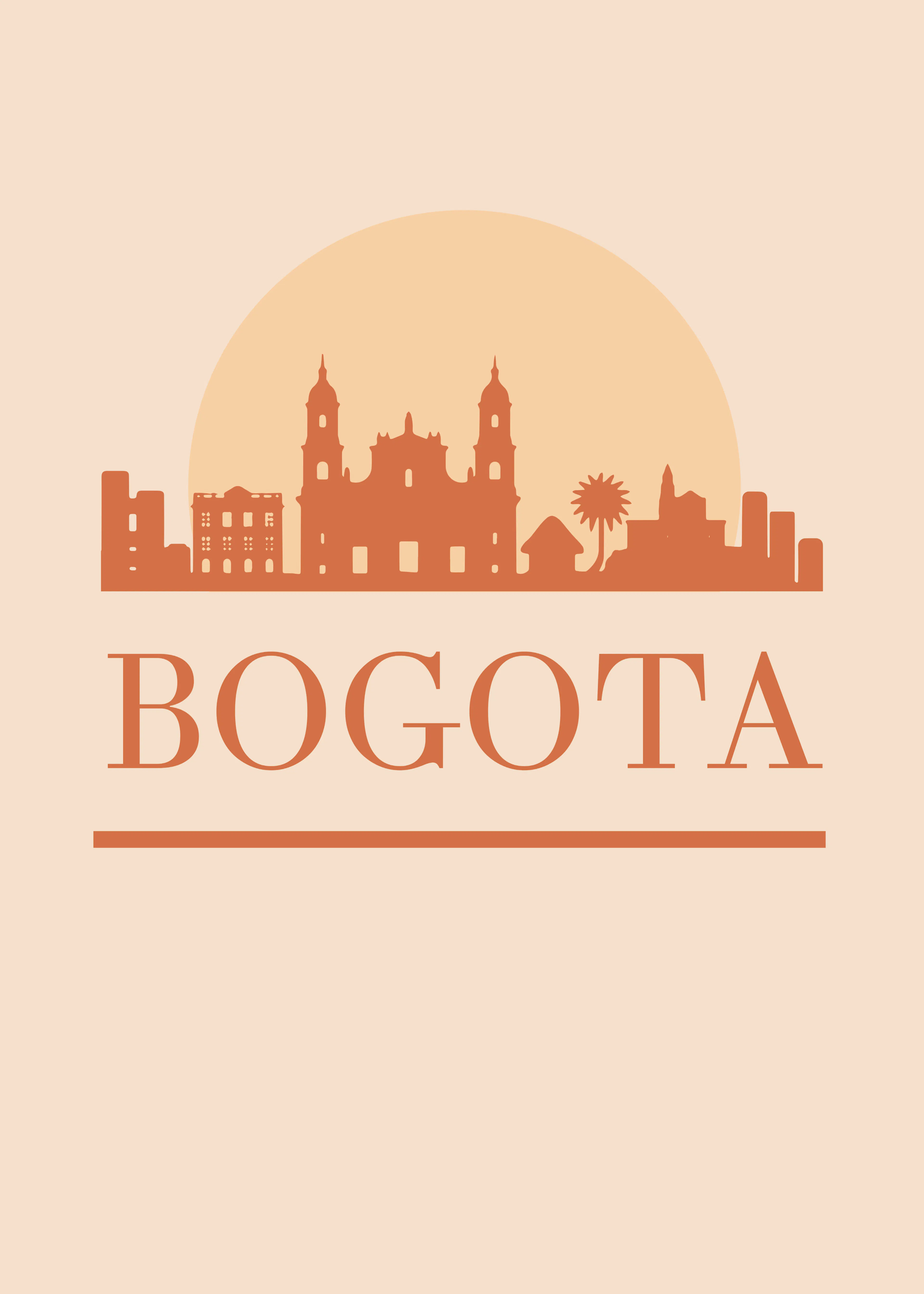 Bogota Skyline Poster 0