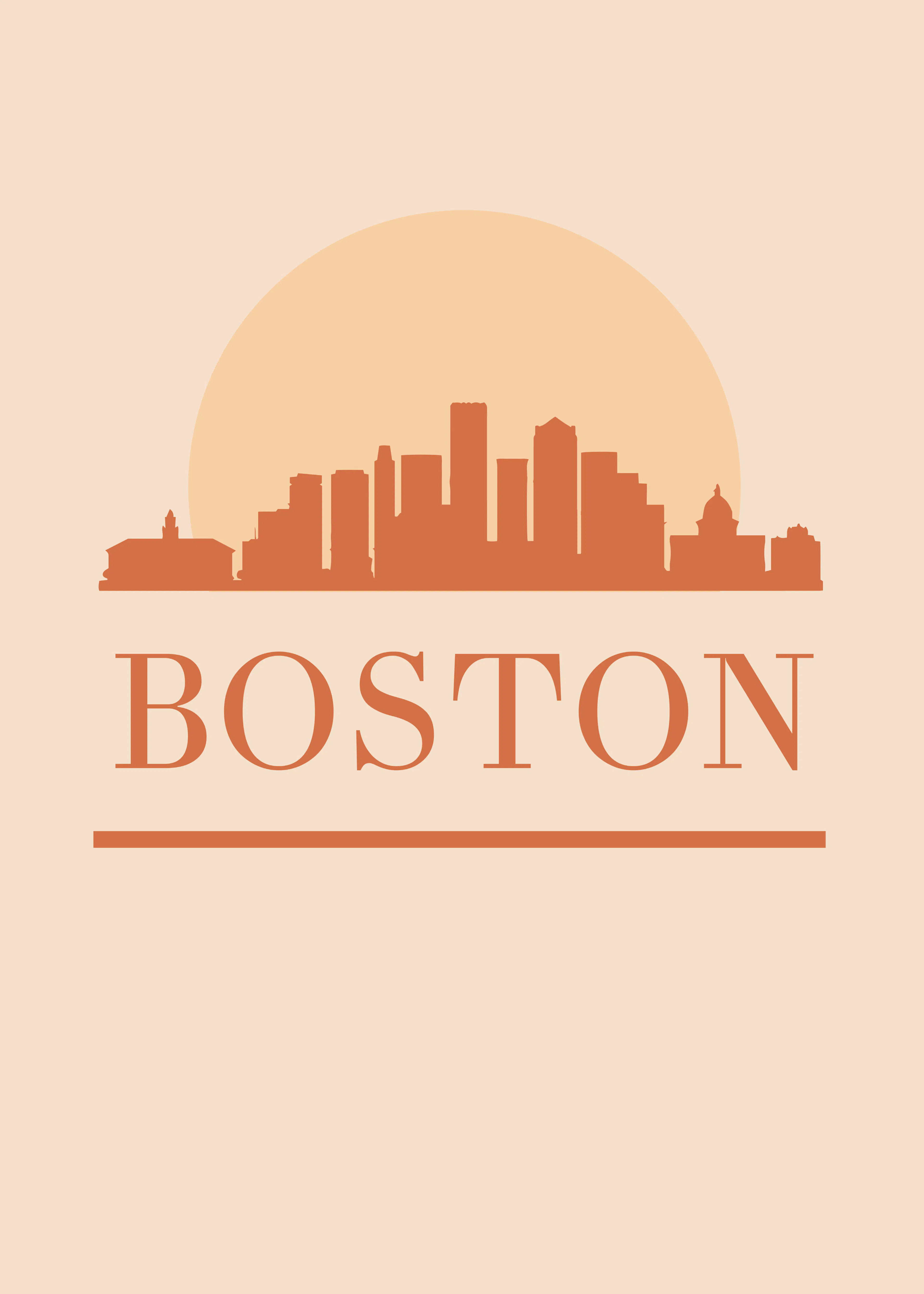 Boston Skyline Poster 0