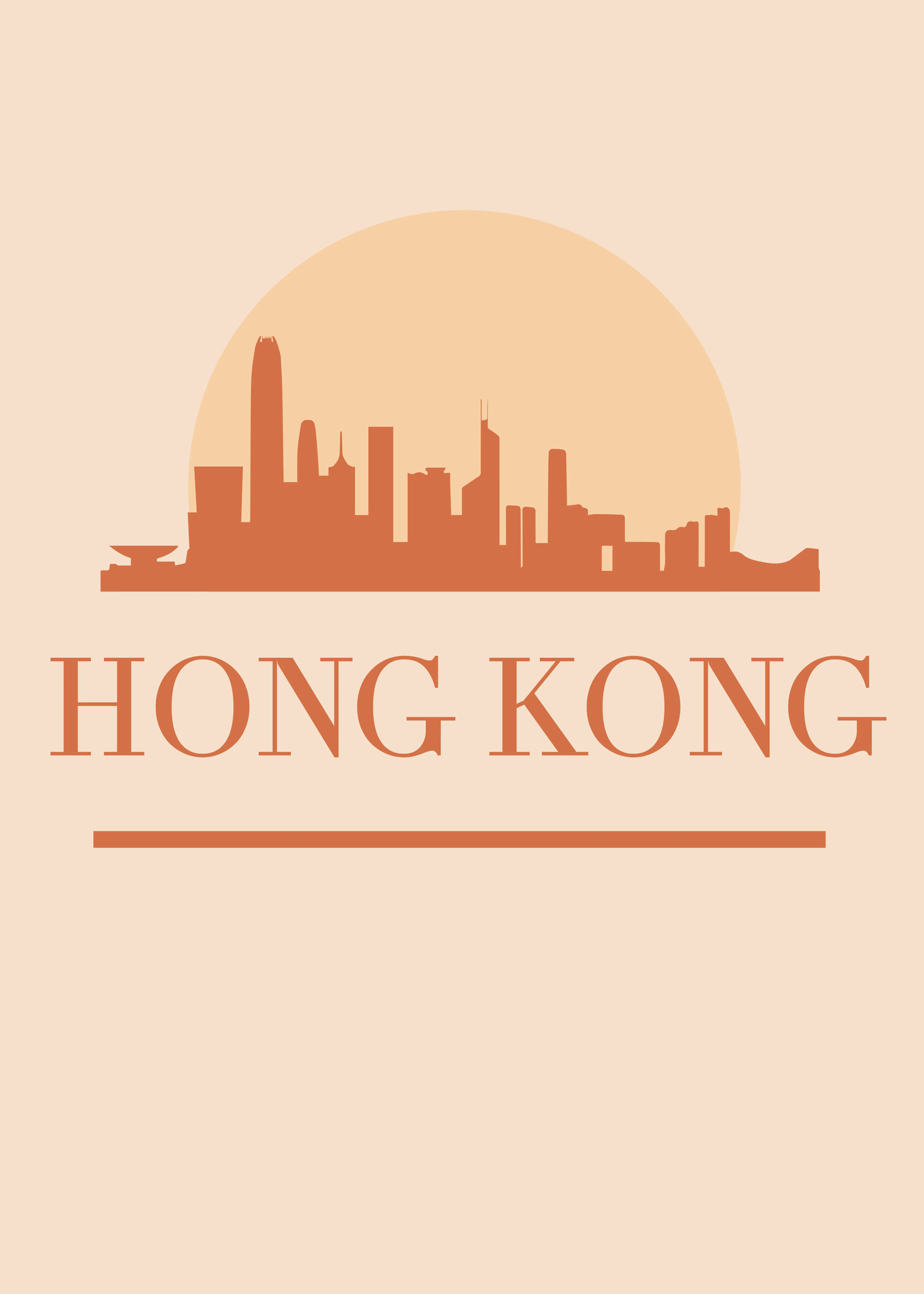Hong Kong Skyline Poster 0