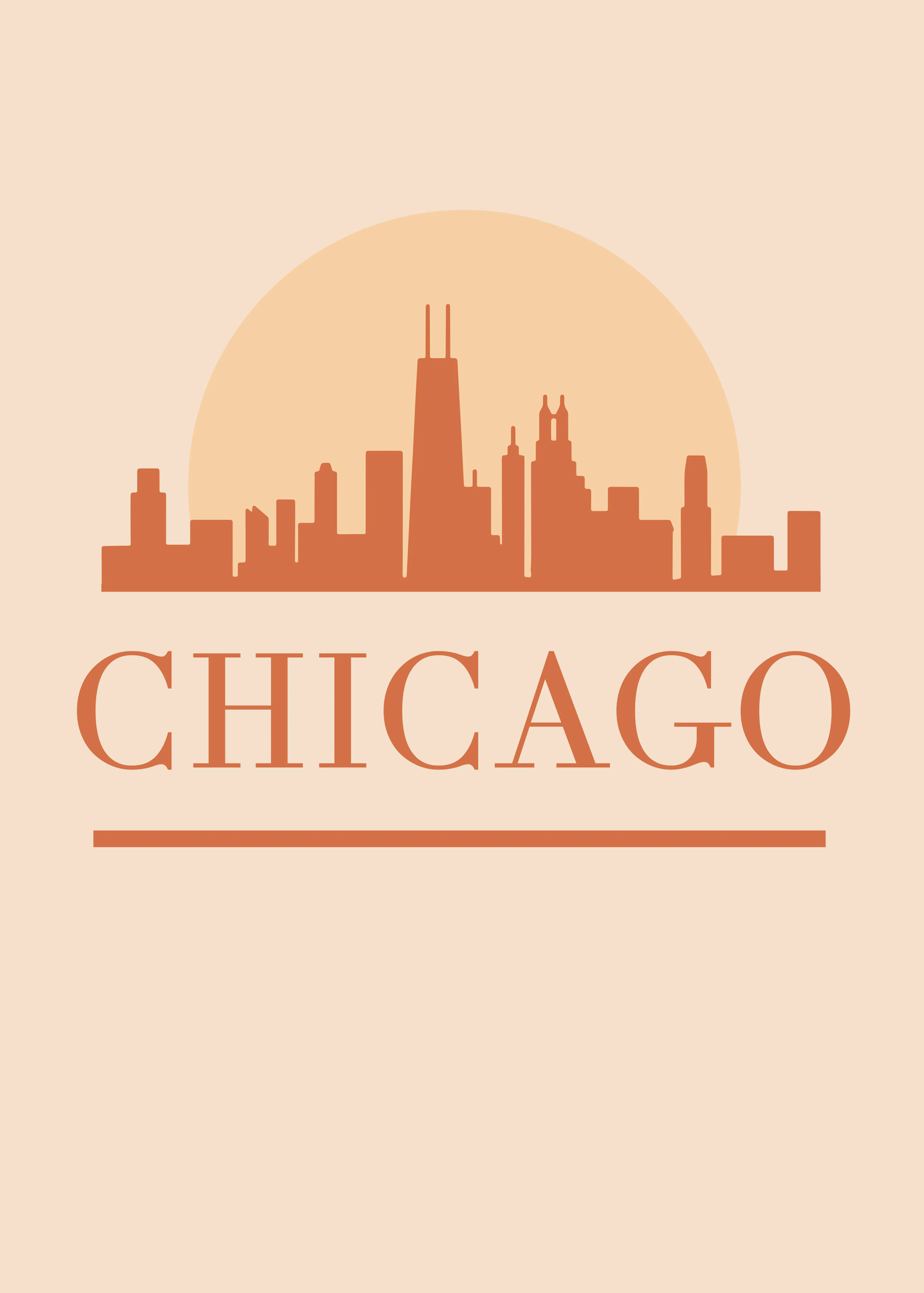 Chicago Skyline Poster 0