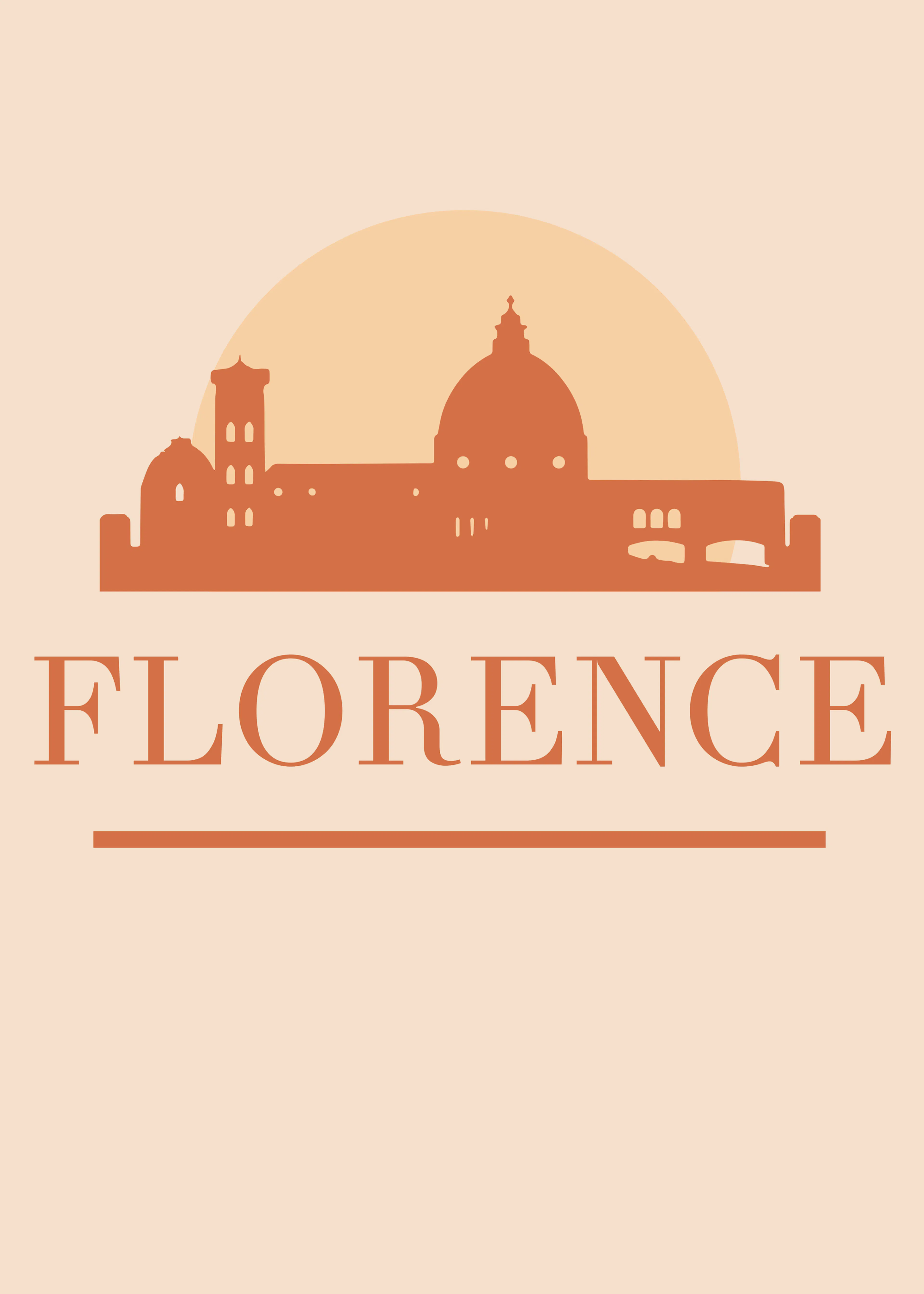 Skyline de Florencia Póster 0