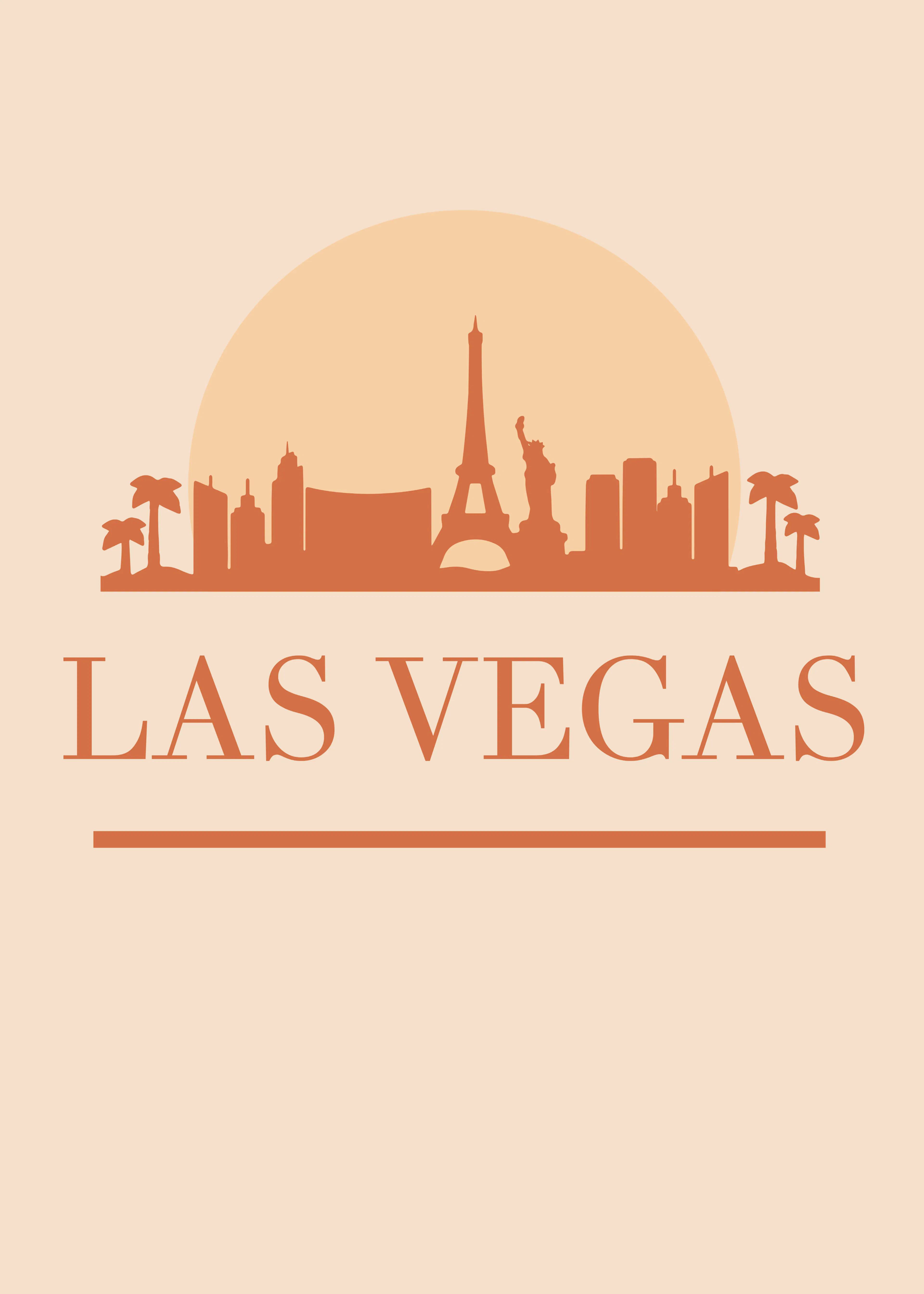 Las Vegas Skyline Poster 0