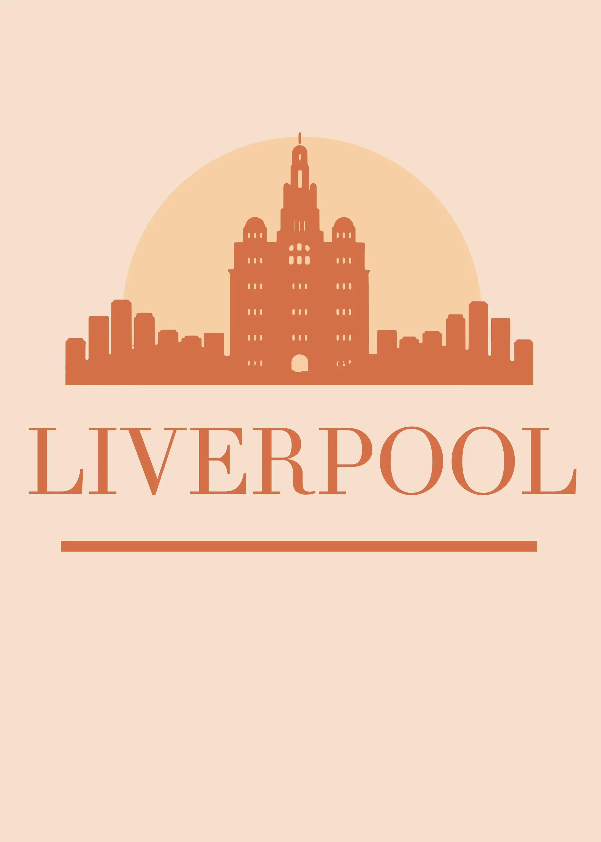 Liverpool Skyline Poster 0