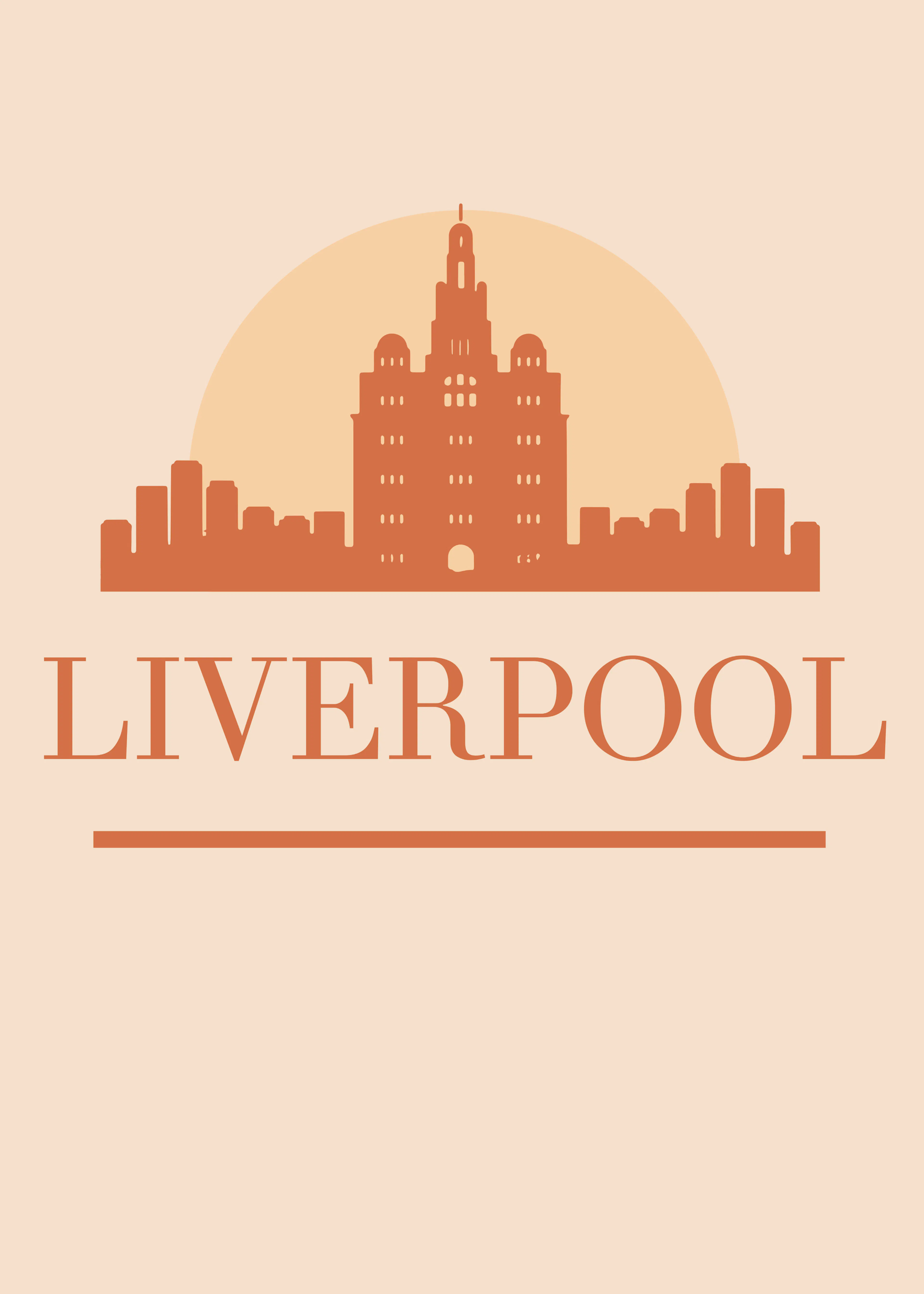Liverpool Skyline Poster 0