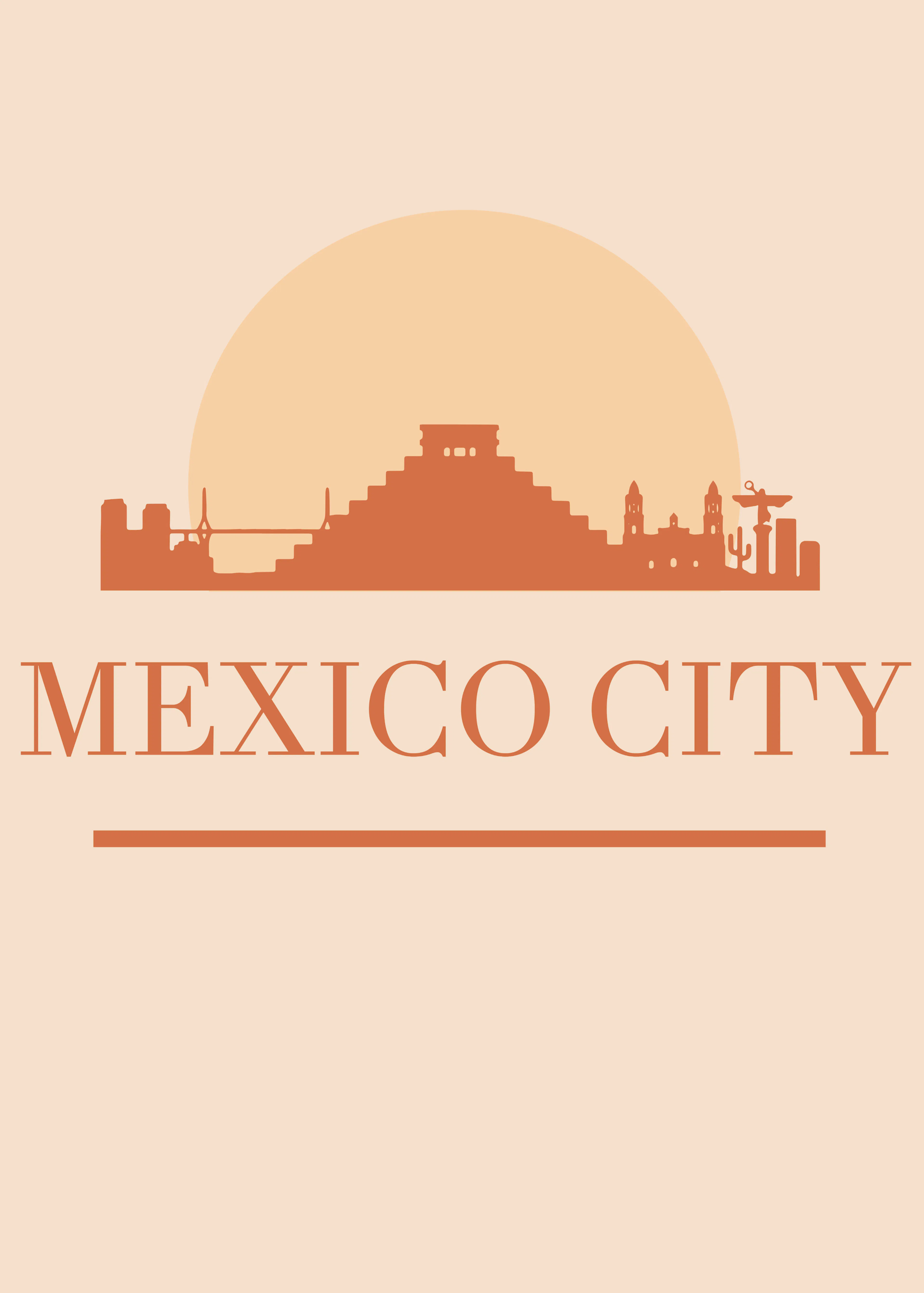 Mexico City Skyline Poster 0