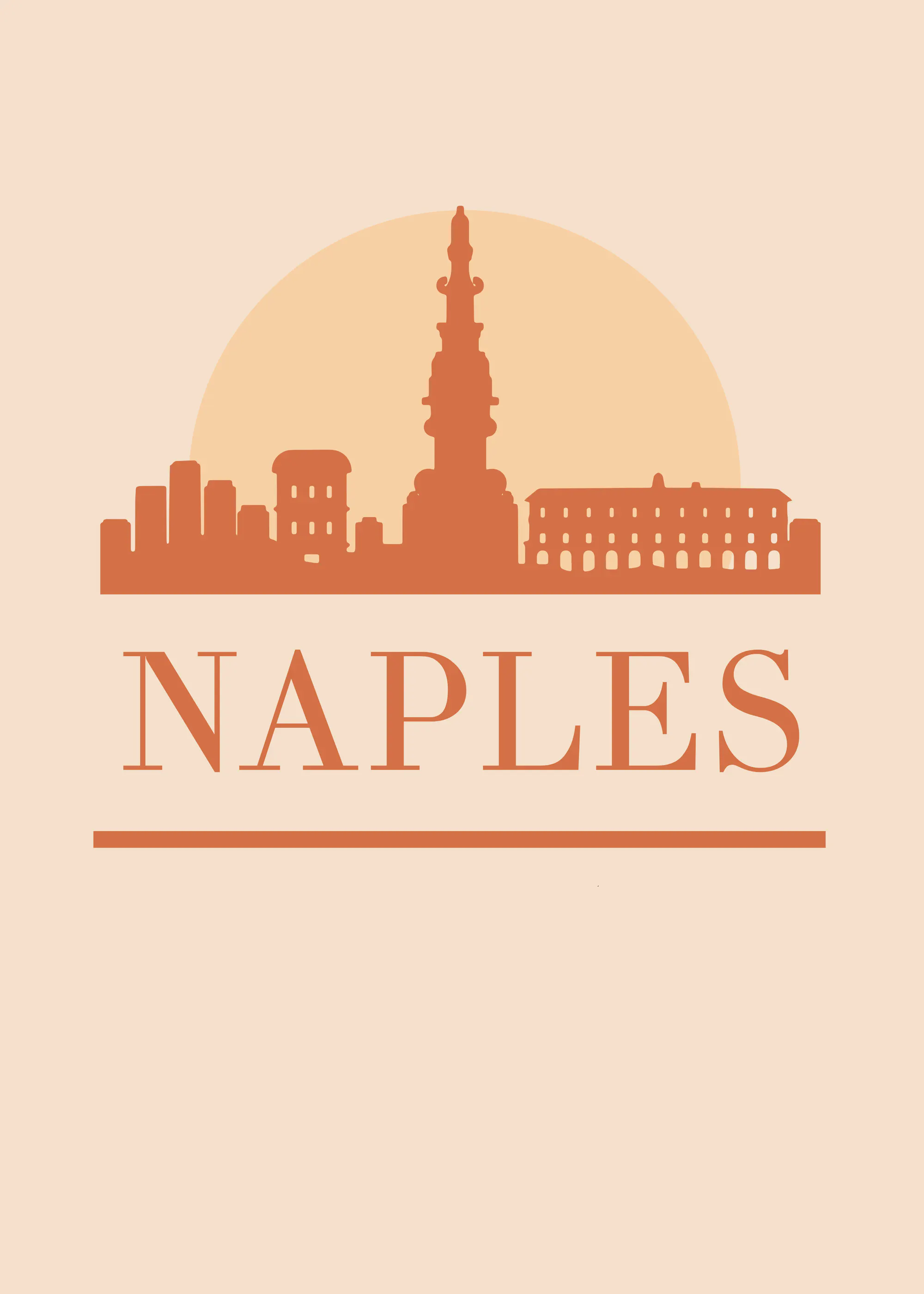 Naples Skyline Poster 0