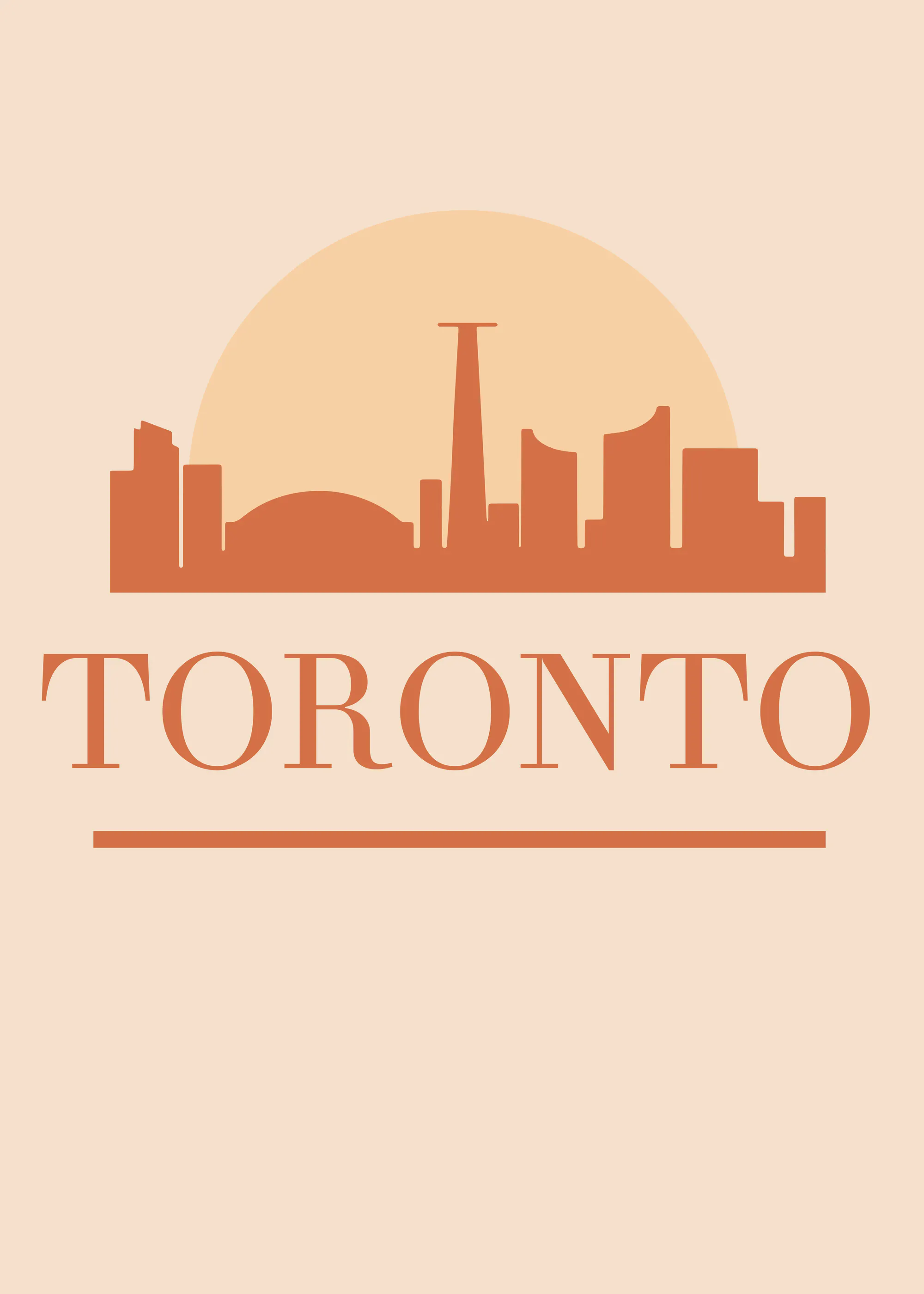 Skyline de Toronto Póster 0