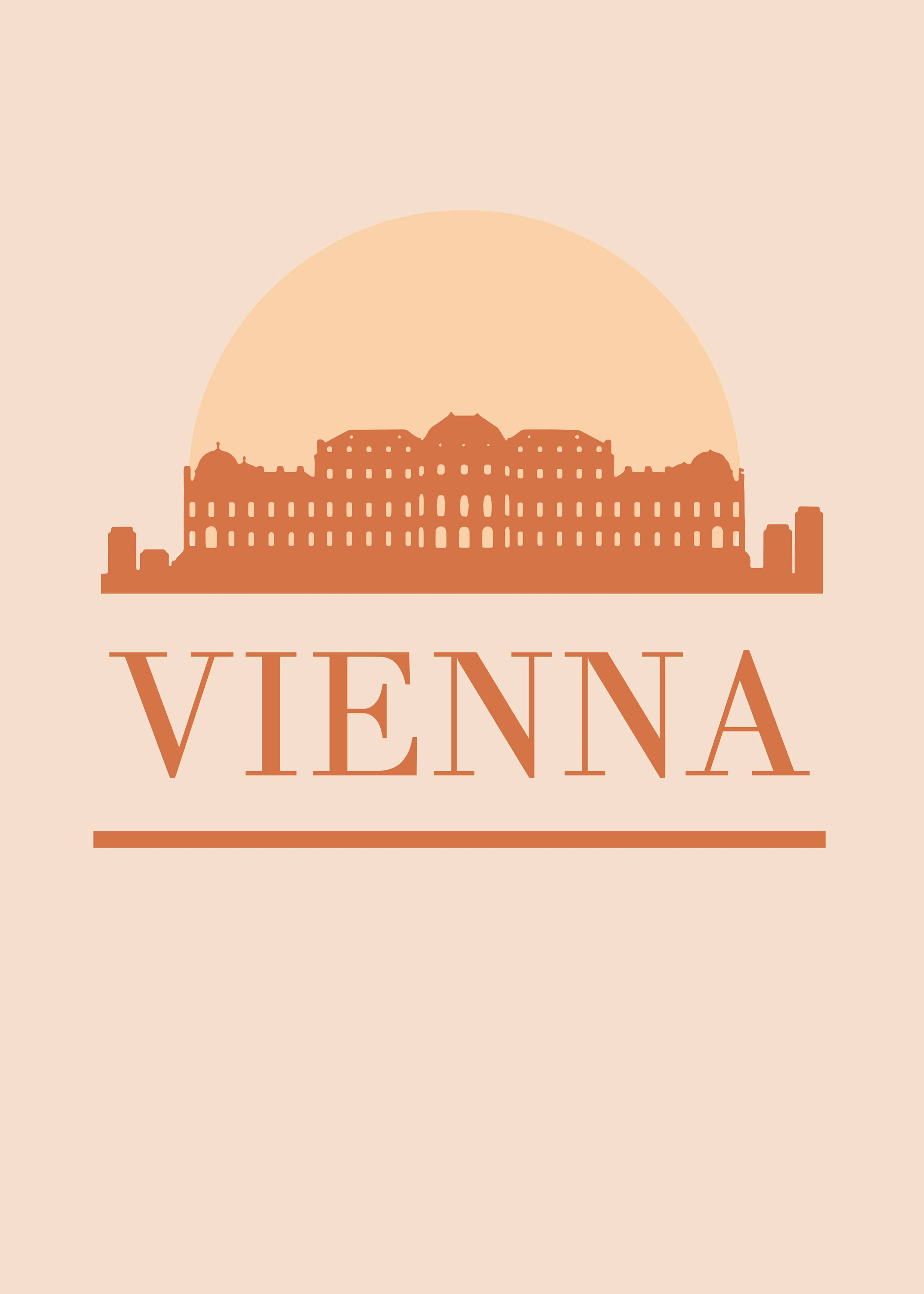 Vienna Skyline Poster 0