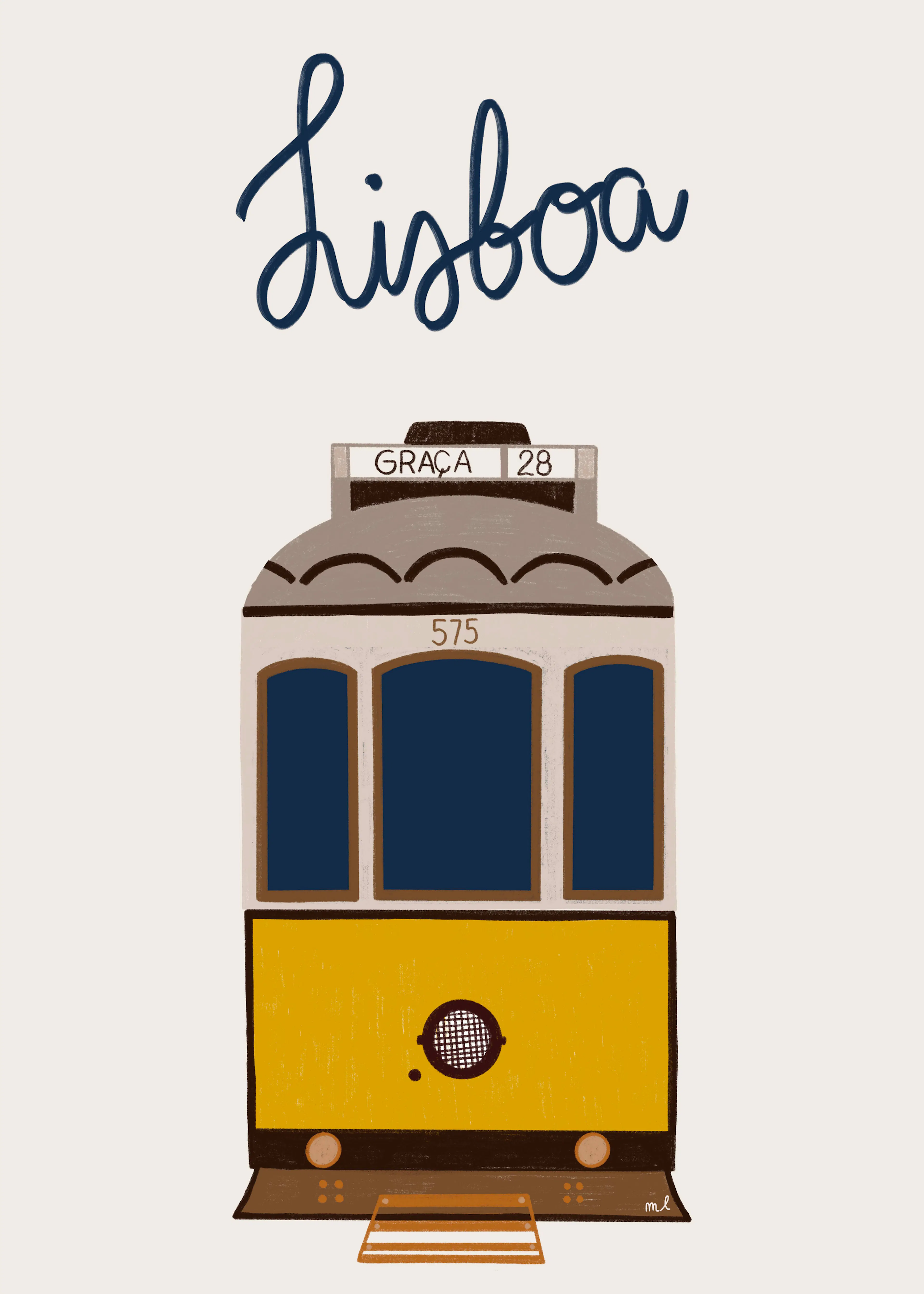Lisboa Tram Poster 0