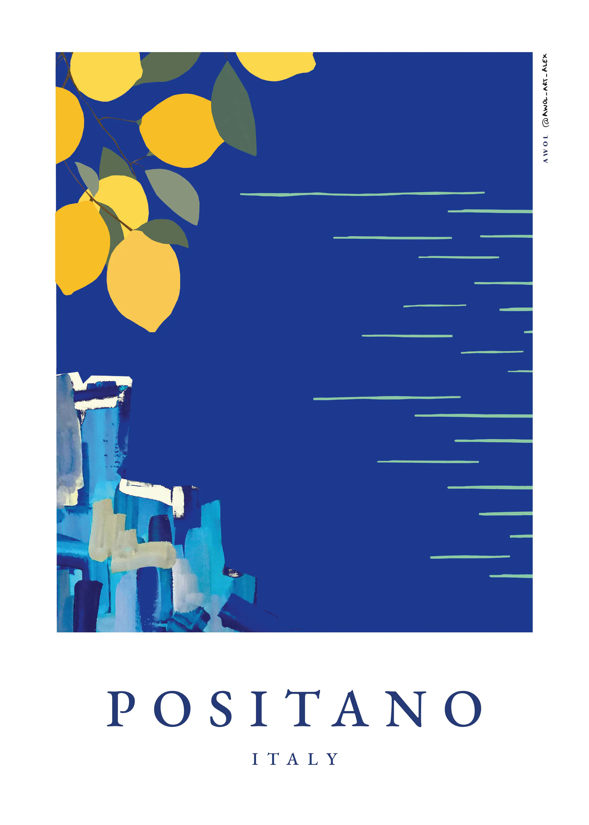 Positano Blues Poster 0