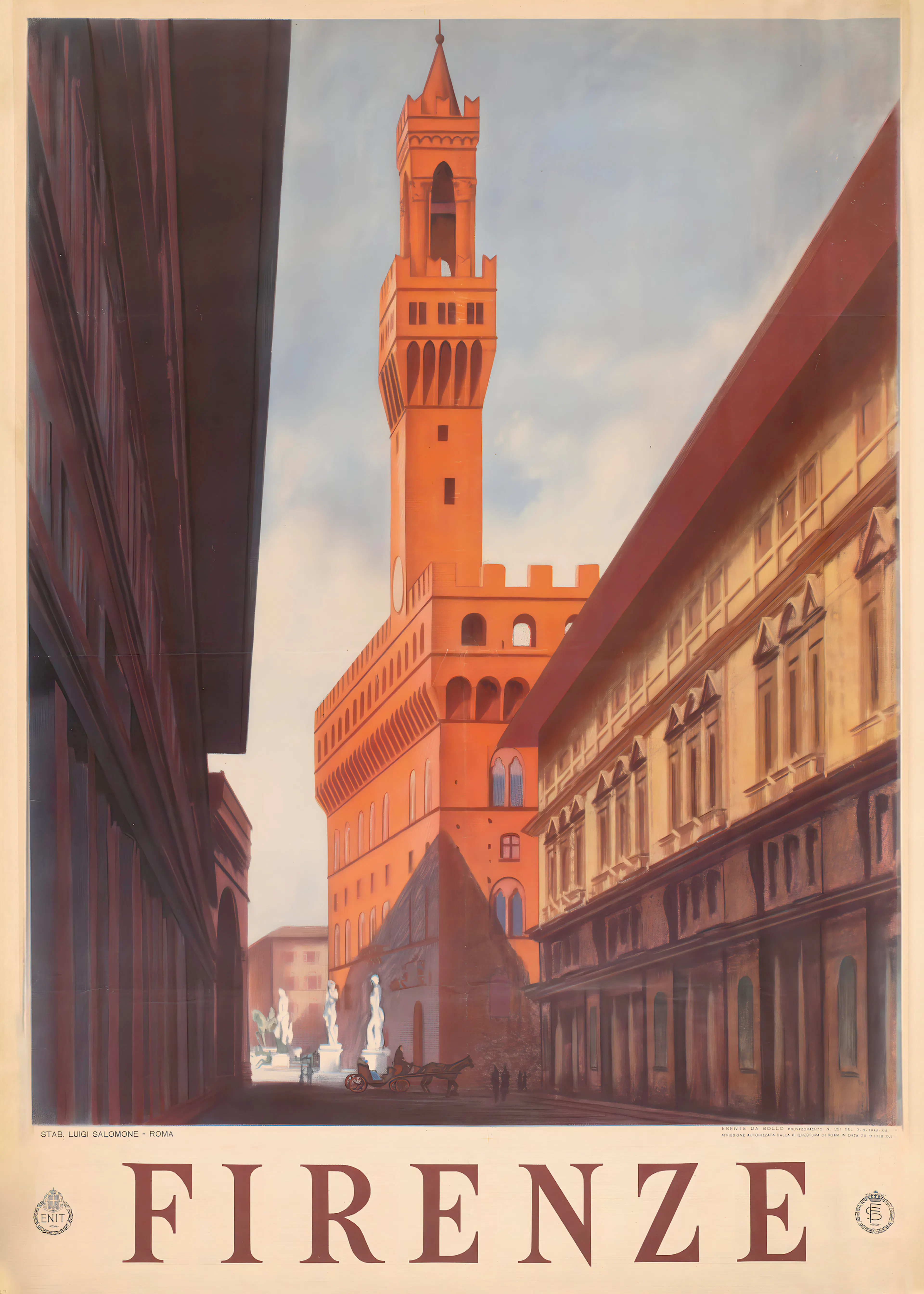 Firenze Skyline Poster 0