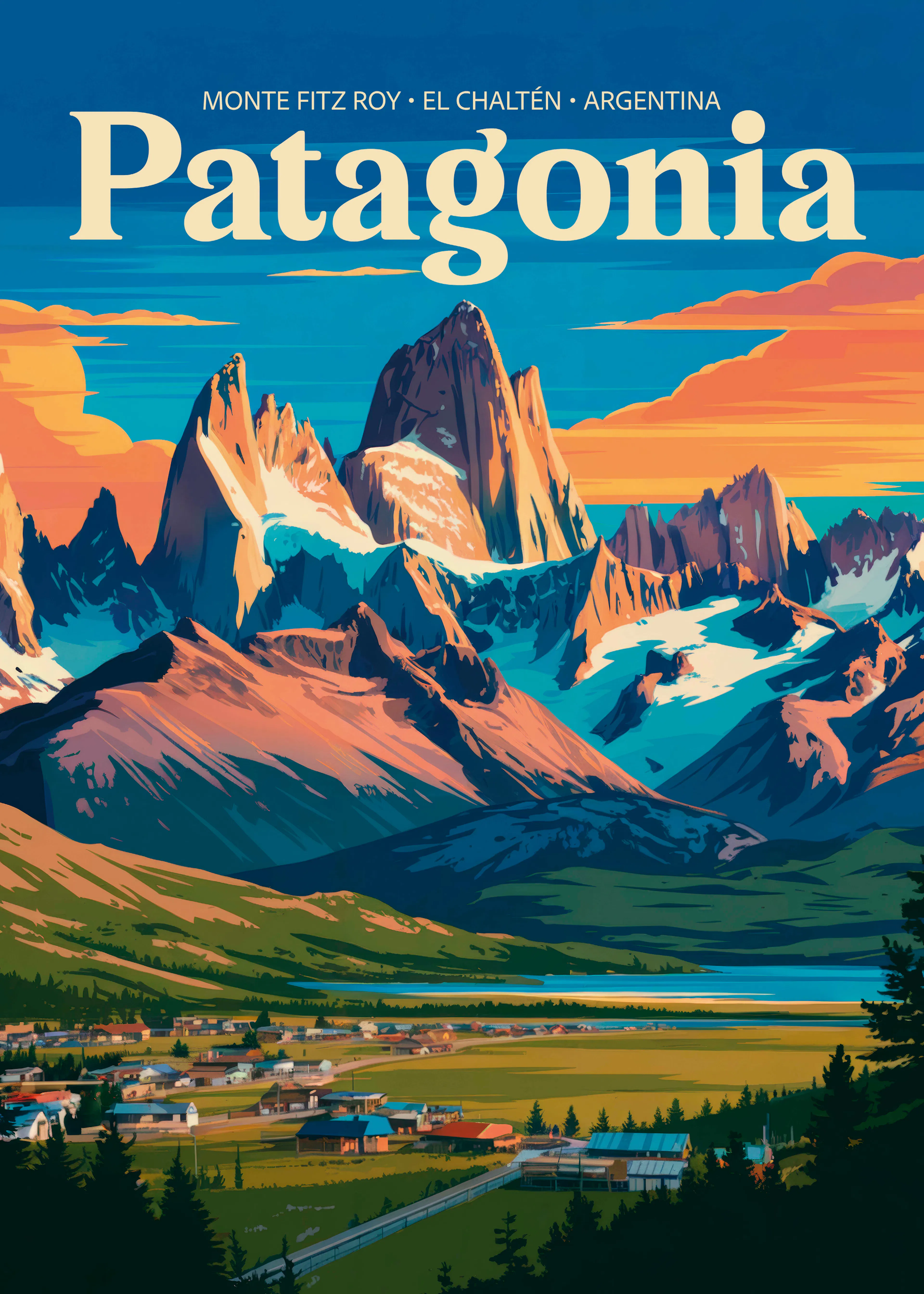 Patagonia Adventure Poster 0