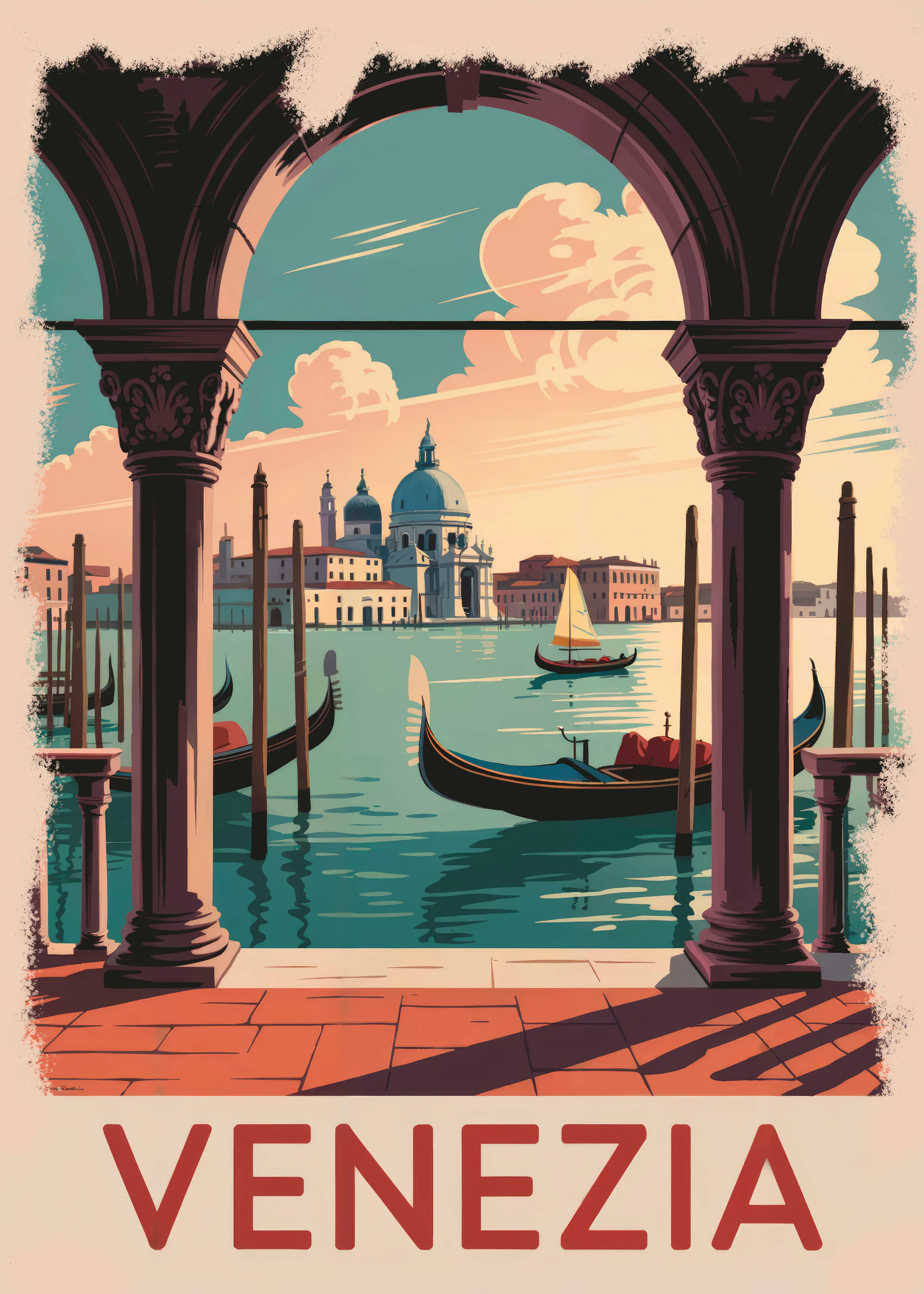 Venetian Sunset Poster 0