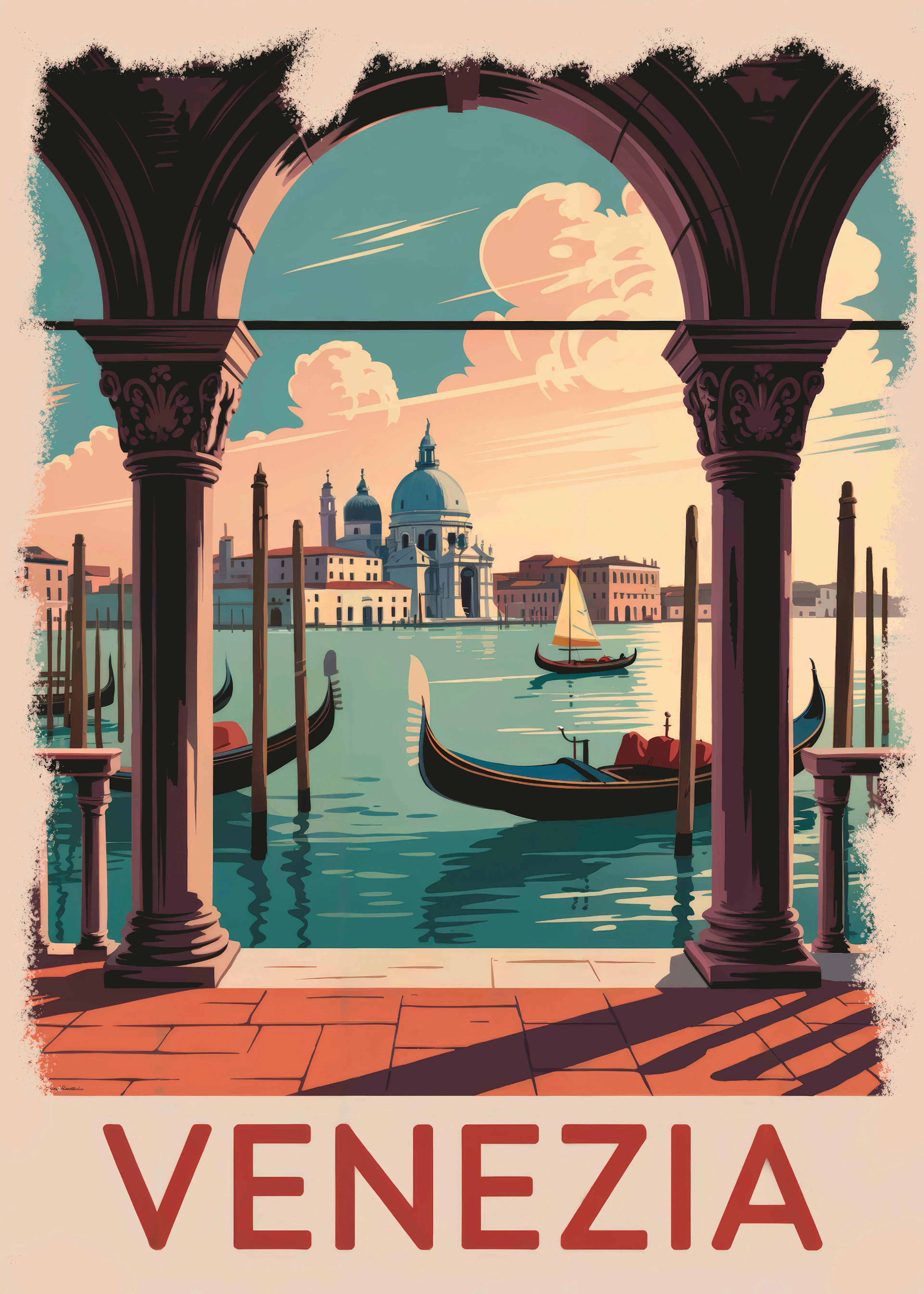 Venetian Sunset Poster 0