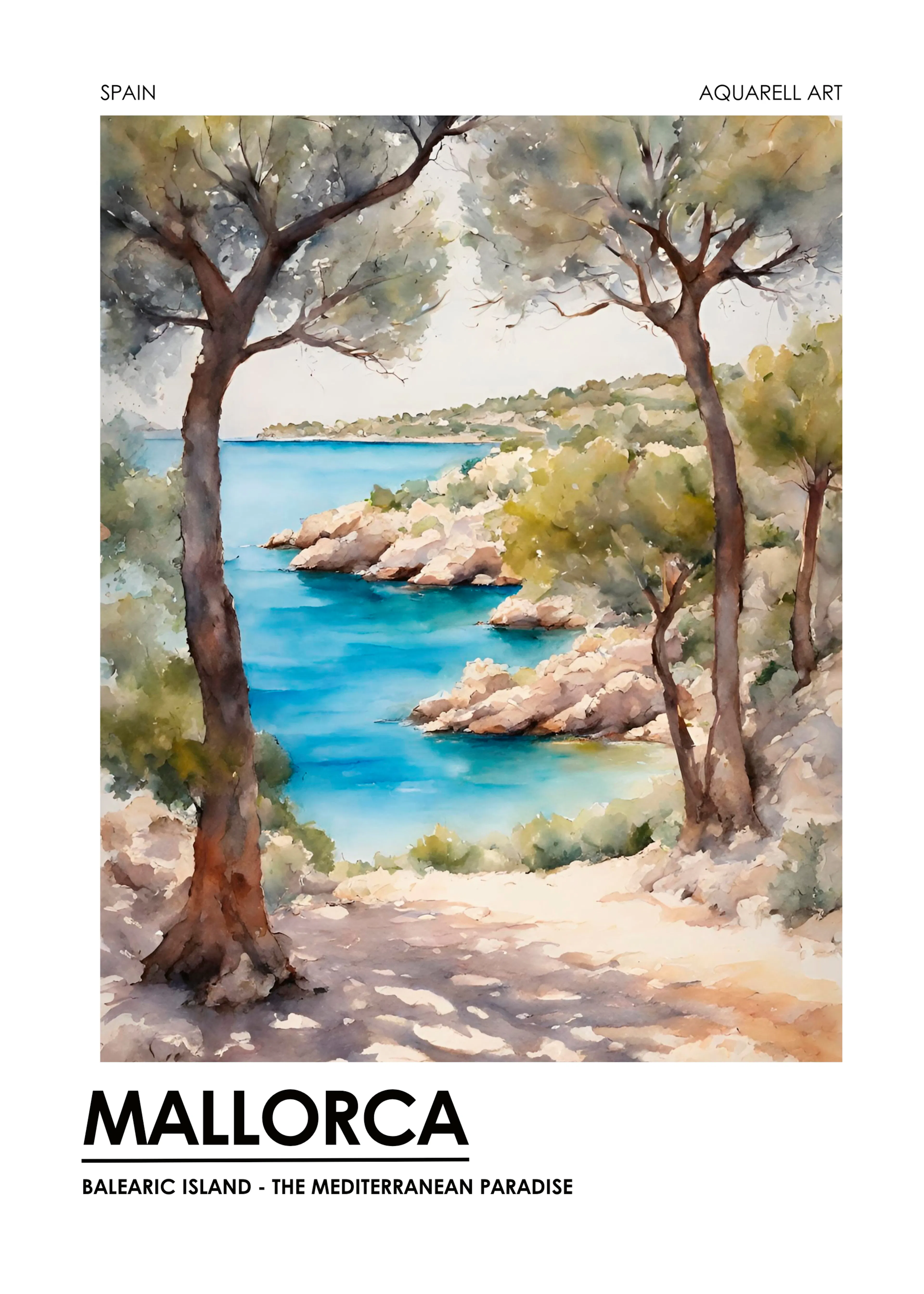 Mallorca Serenity Poster 0